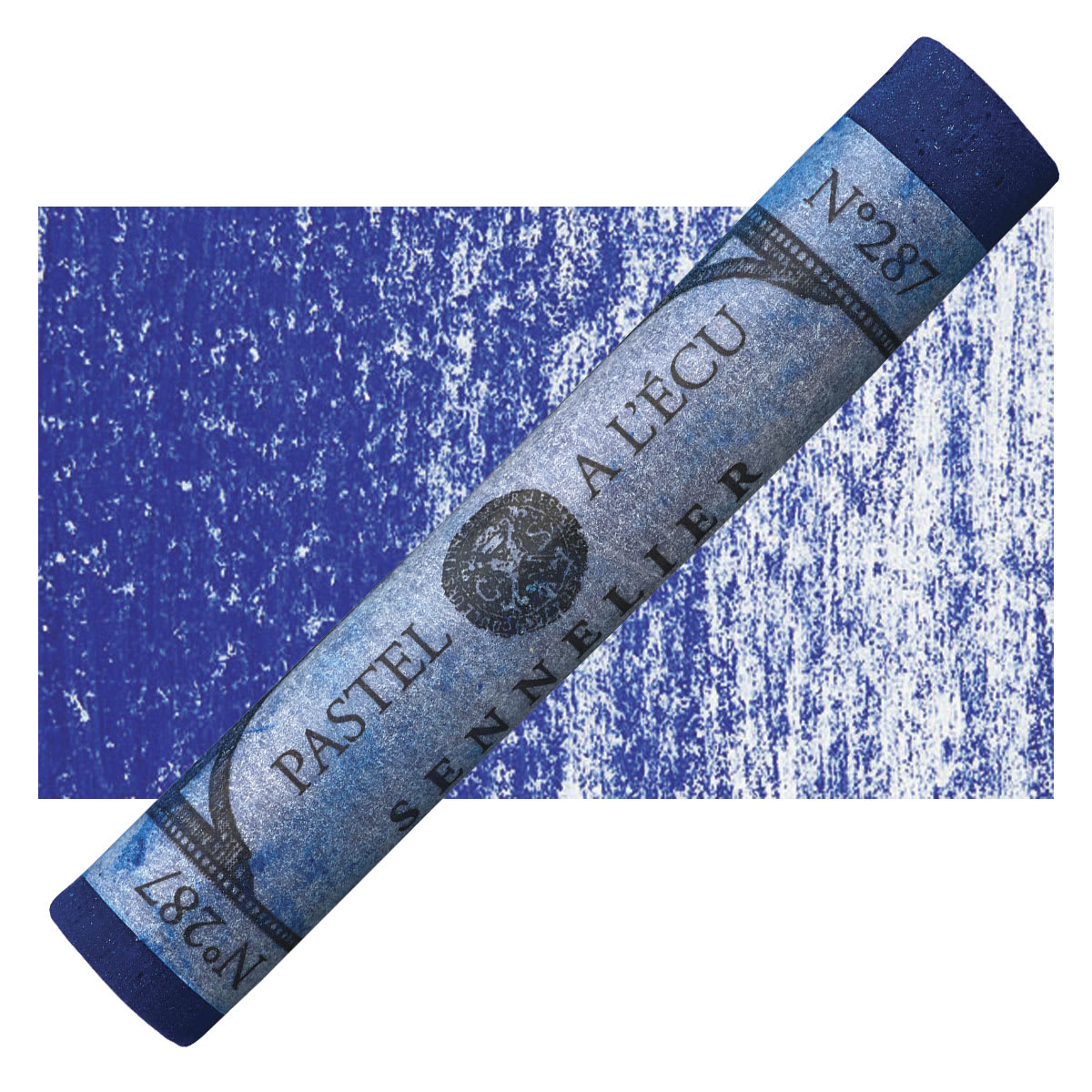 Sennelier Soft Pastel - Prussian Blue 287 pastel and swatch