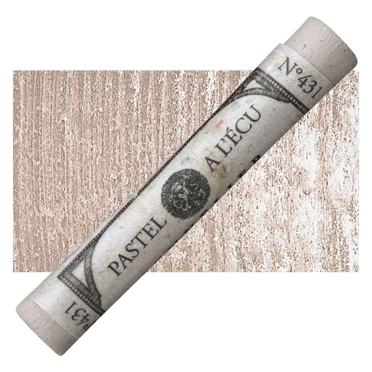 Sennelier Soft Pastel - Reddish Brown Grey 431 pastel and swatch