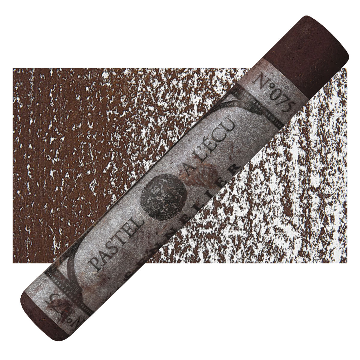 Sennelier Soft Pastel - Vermilion Brown pastel and swatch