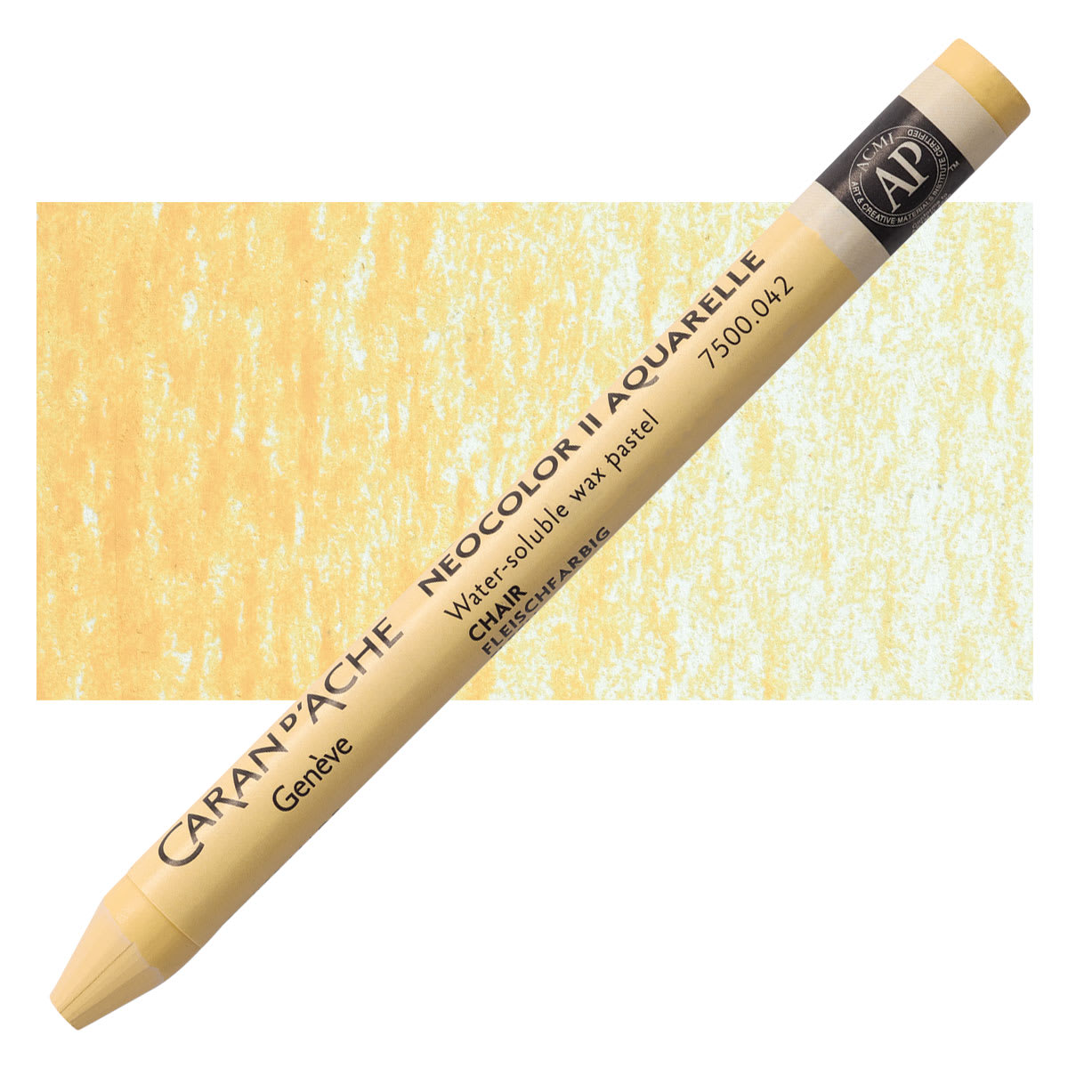 Caran d'Ache Neocolor II Aquarelle Artists' Pastel - Desert Rose pastel and swatch