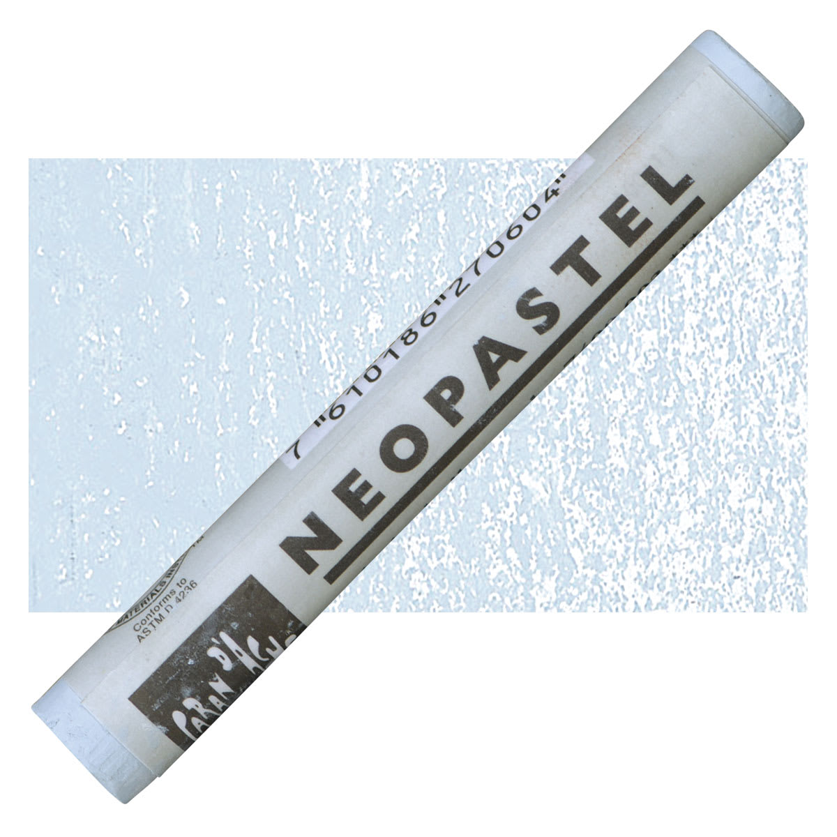 Caran d'Ache Neopastel - Light Gray pastel and swatch