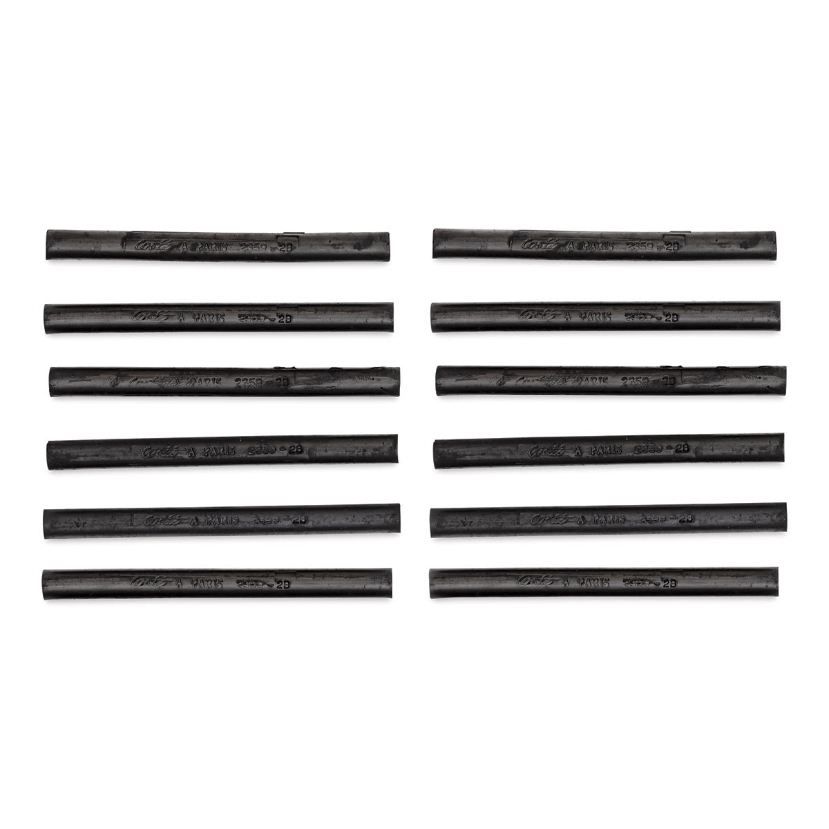 Conté à Paris Compressed Charcoal - 2B-Soft, Box of 12
