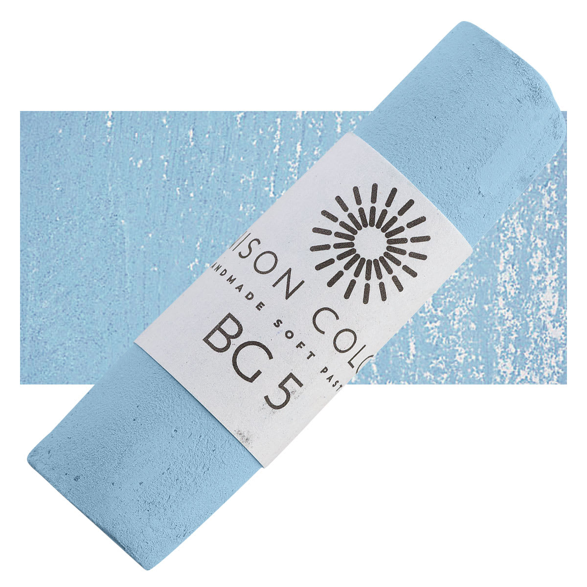 Unison Handmade Pastel - Blue Green 5 pastel and swatch