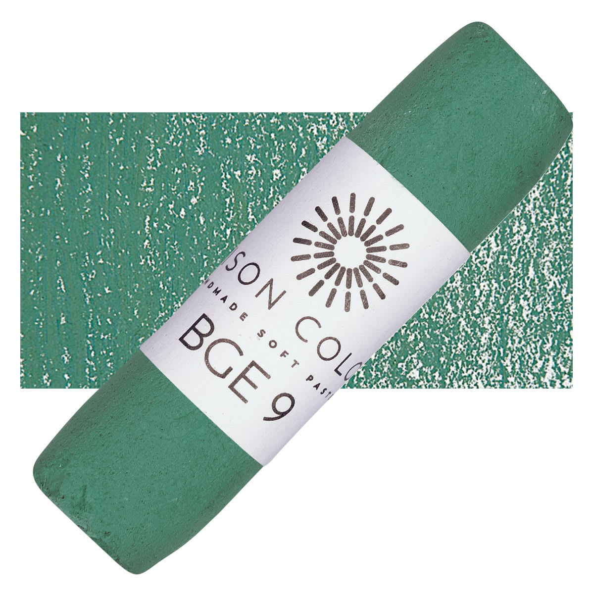 Unison Handmade Pastel - Blue Green Earth 9 pastel and swatch