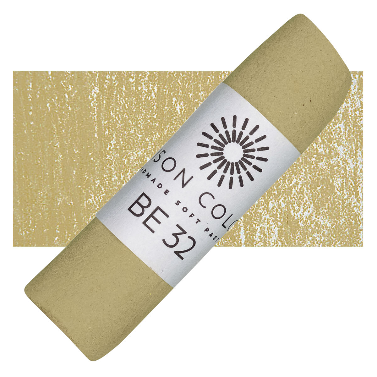 Unison Handmade Pastel - Brown Earth 32 pastel and swatch