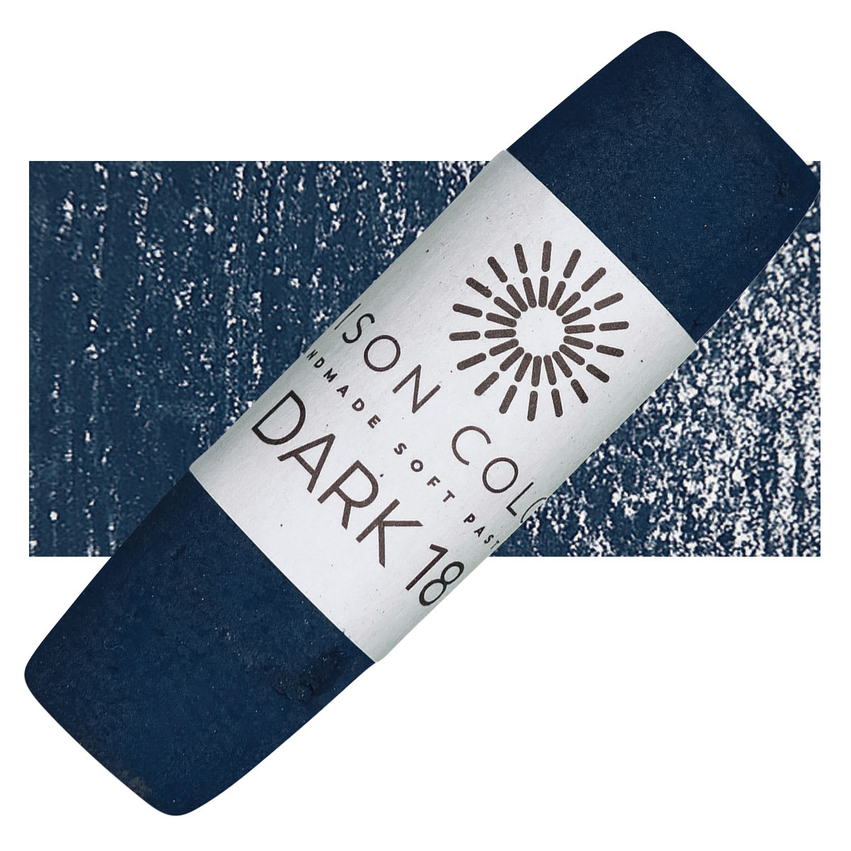 Unison Handmade Pastel - Dark 18 pastel and swatch