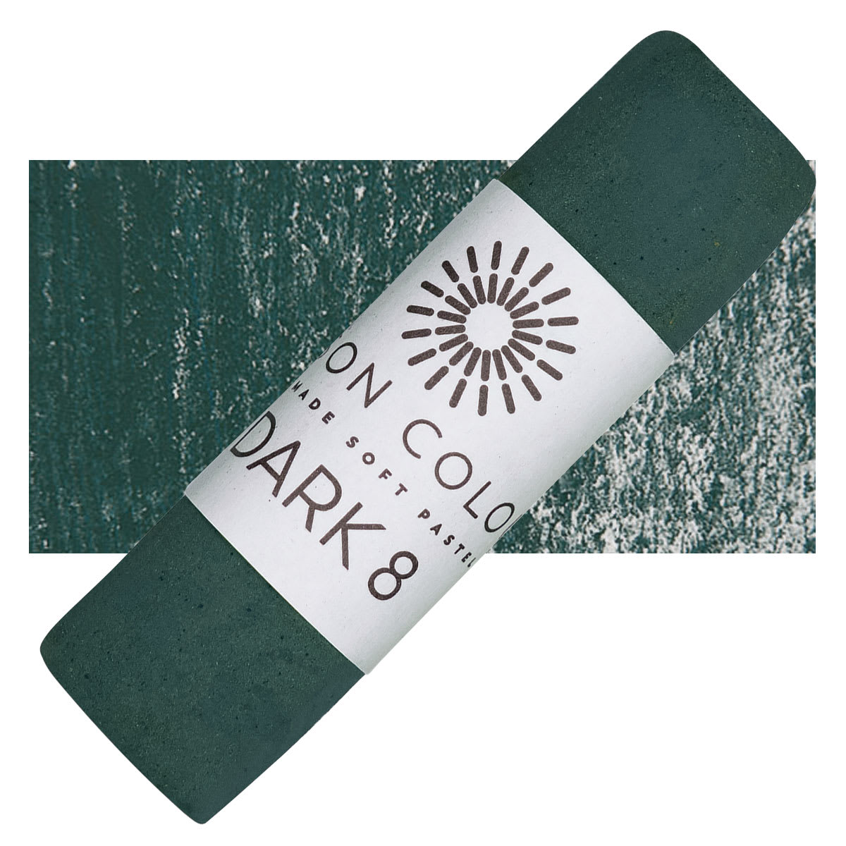 Unison Handmade Pastel - Dark 8 pastel and swatch