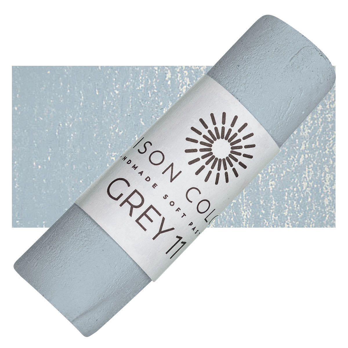 Unison Handmade Pastel - Gray 11 pastel and swatch