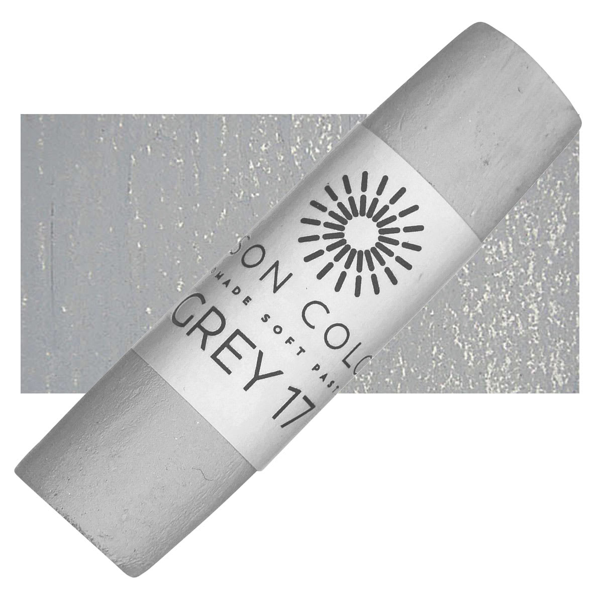 Unison Handmade Pastel - Gray 17 pastel and swatch