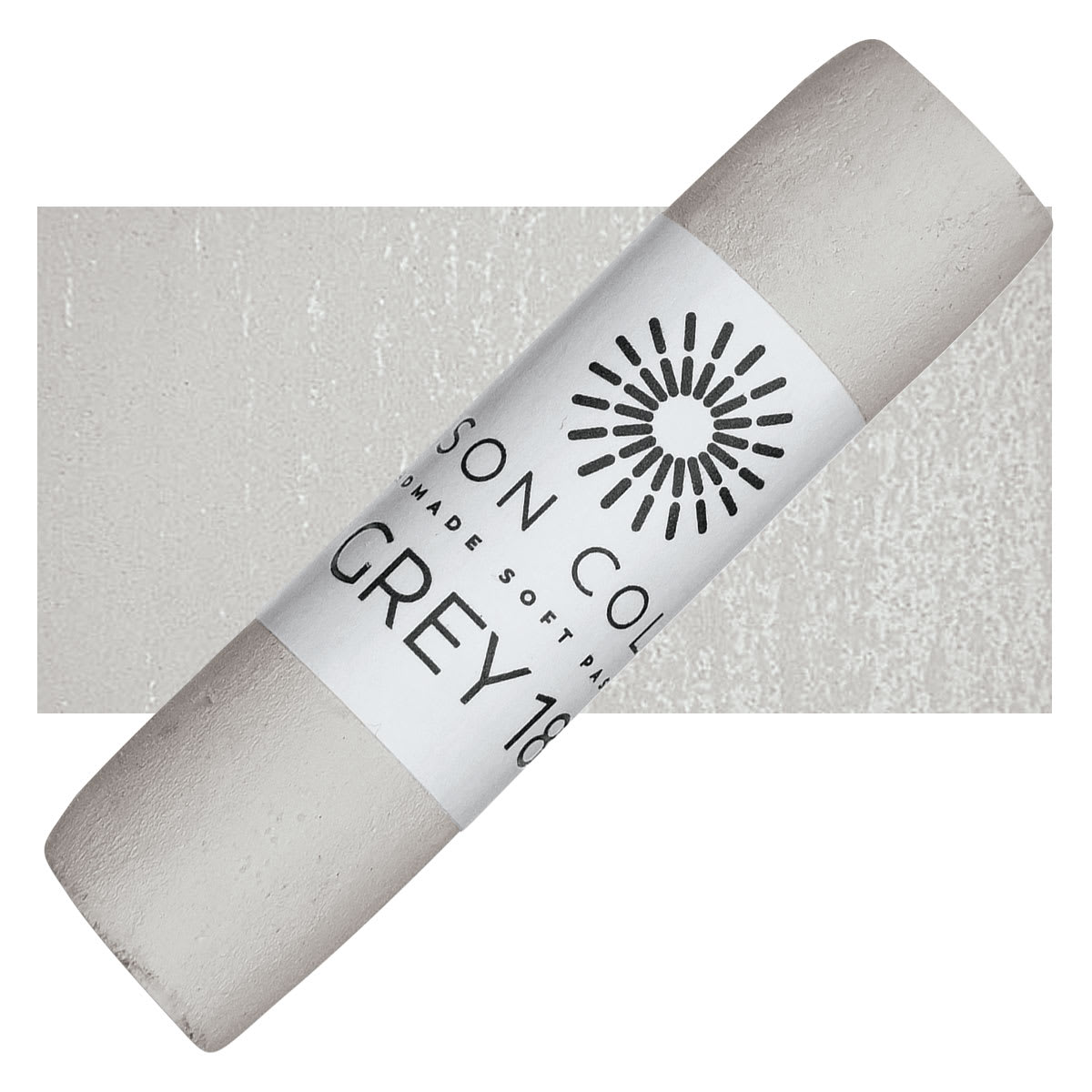 Unison Handmade Pastel - Gray 18 pastel and swatch