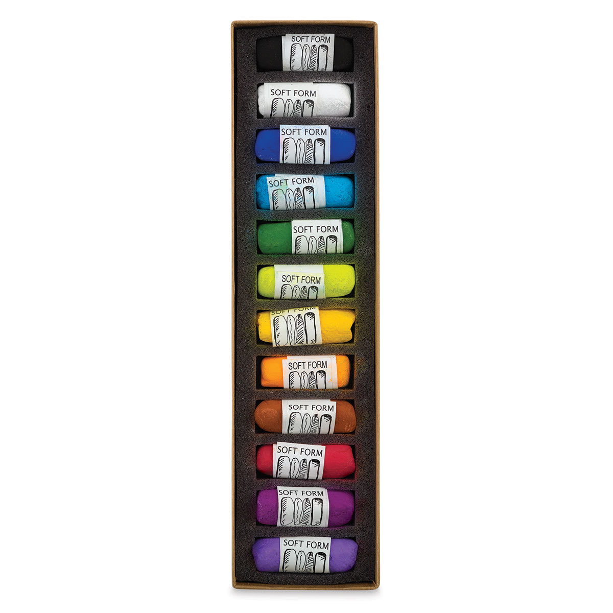 Intense, Set of 12  Pastels in Tray