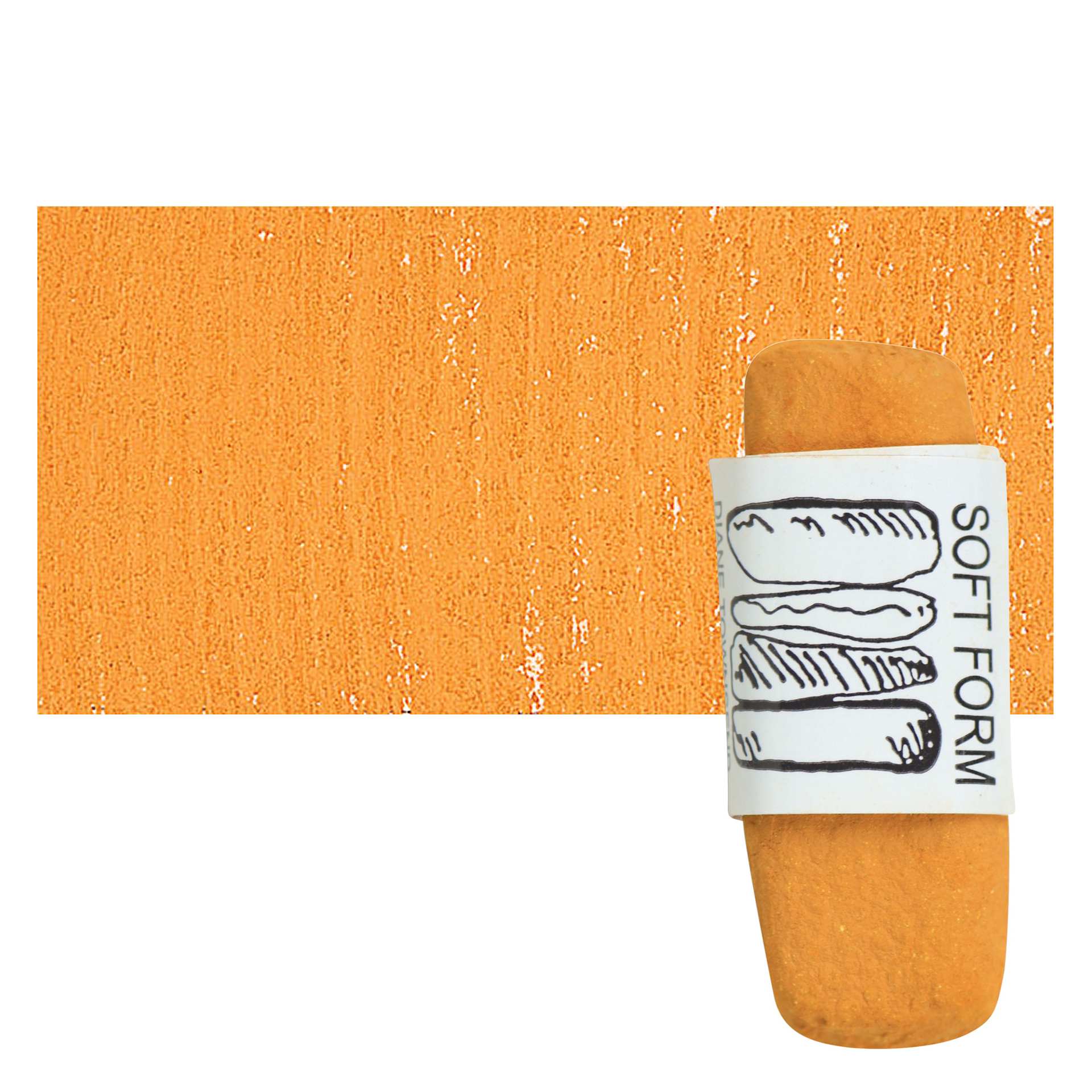 Townsend Artists' Soft Form Pastel - Salmon (Dark) pastel and swatch