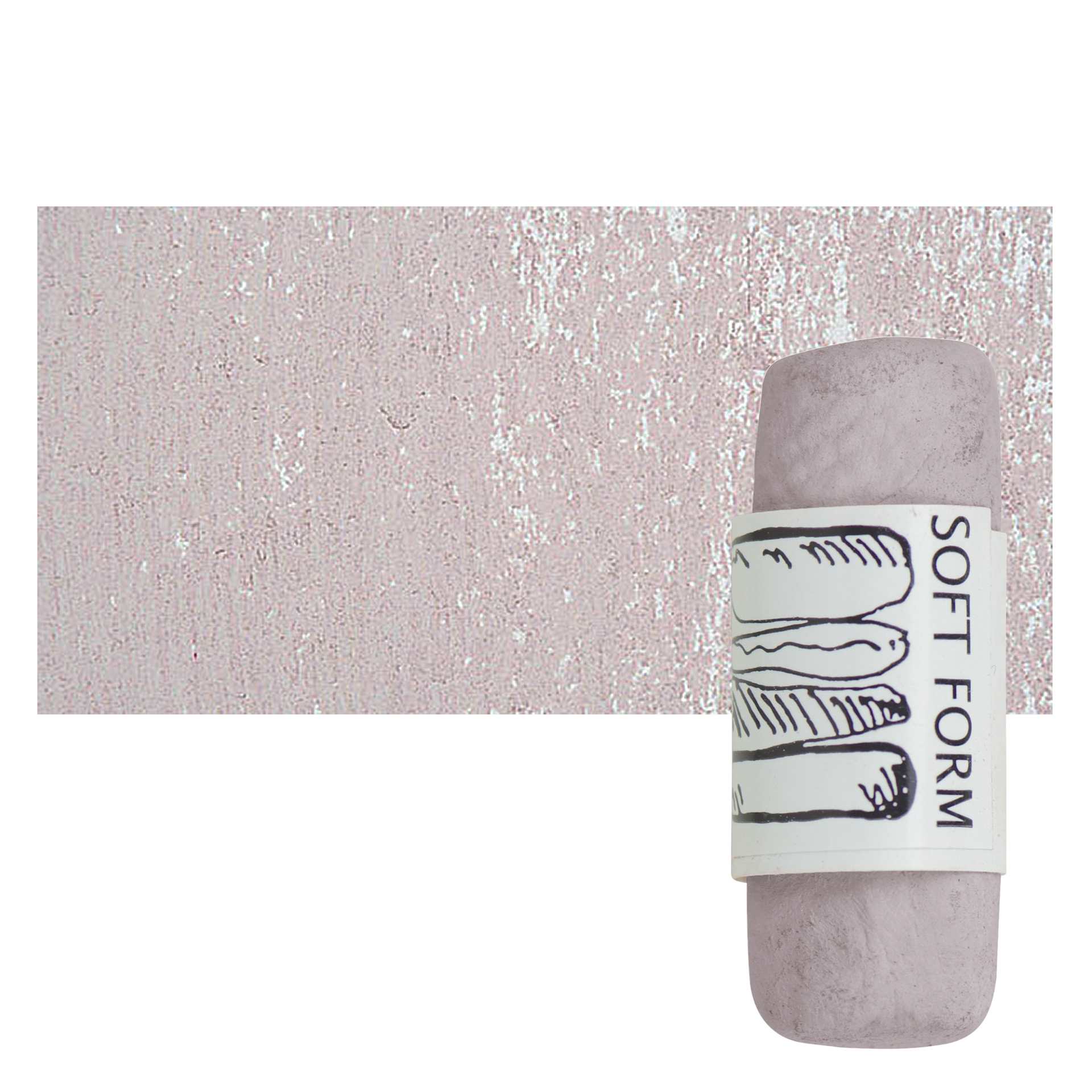 Townsend Artists' Soft Form Pastel - Medium Mauve (Light) pastel and swatch