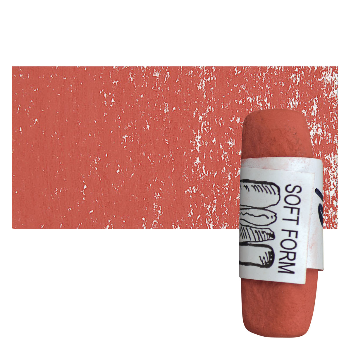 Townsend Artists' Soft Form Pastel - Cadmium Red Dark 016 and swatch