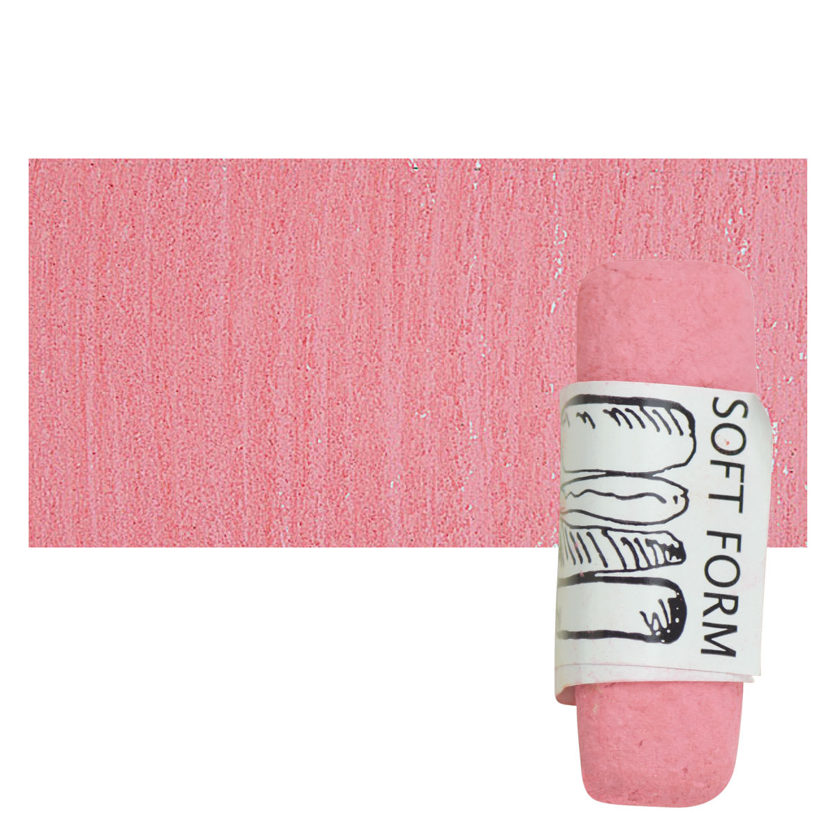Townsend Artists' Soft Form Pastel - Hot Pink 094 pastel and swatch
