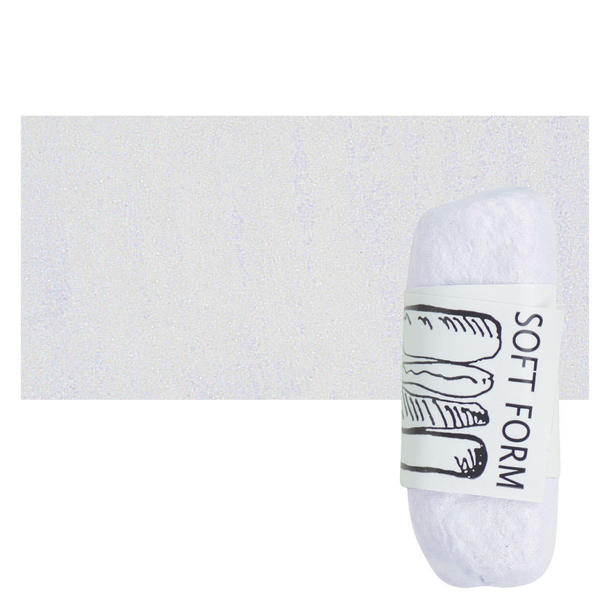 Townsend Artists' Soft Form Pastel - Iridescent Violet 506 pastel and swatch