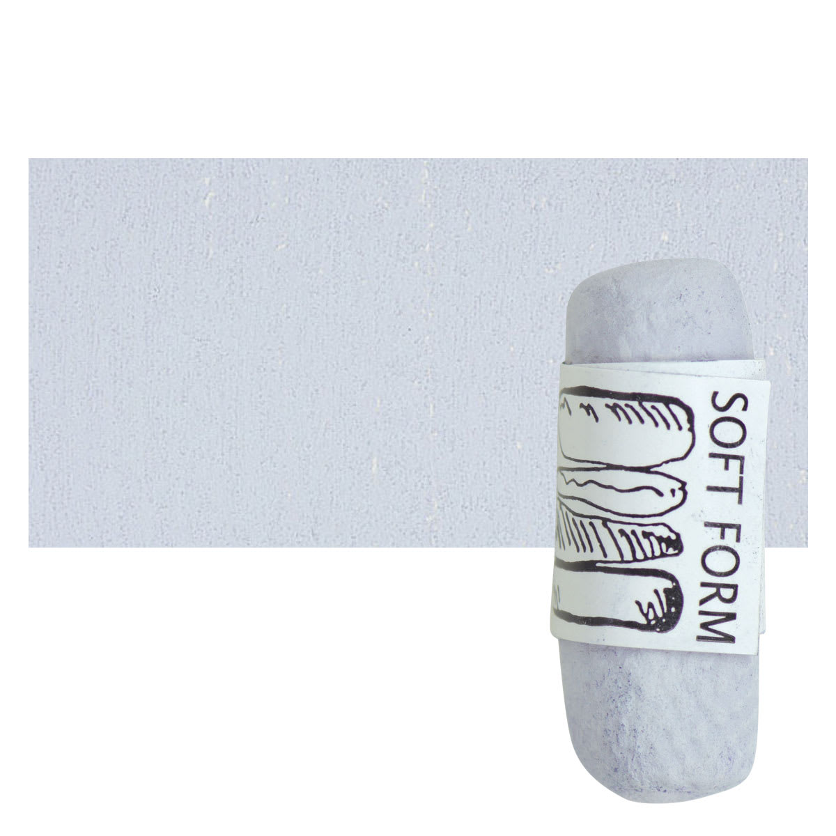 Townsend Artists' Soft Form Pastel - Light Blue (Dark) pastel and swatch