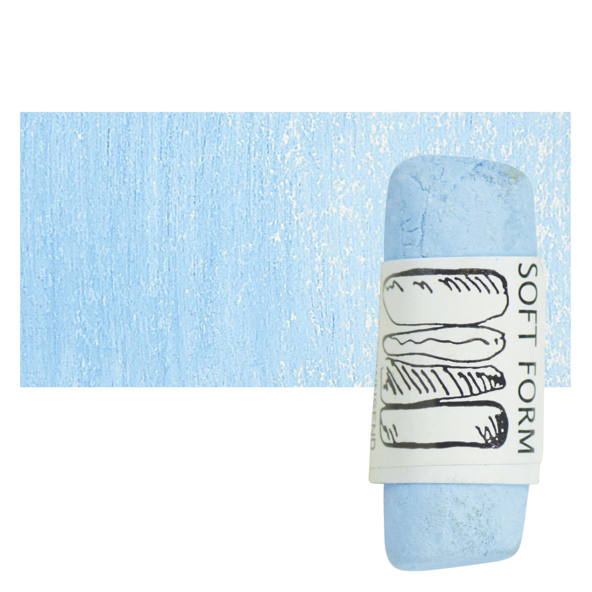 Townsend Artists' Soft Form Pastel - Light Phthalo Blue 099 and swatch
