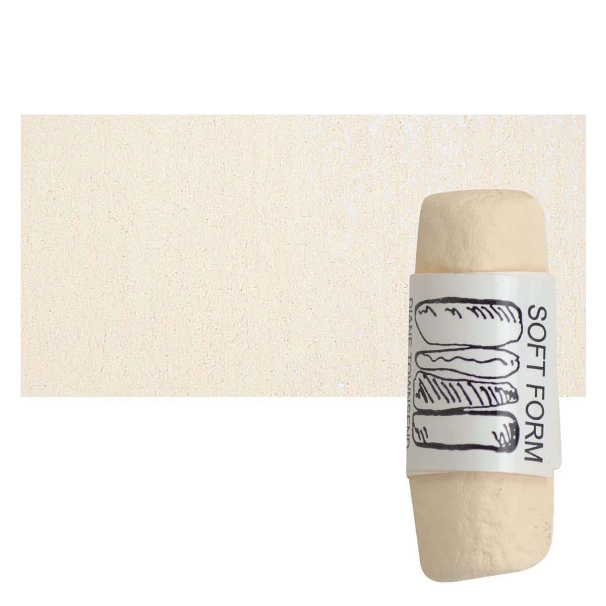 Townsend Artists' Soft Form Pastel - Pale Pink (Light) pastel and swatch