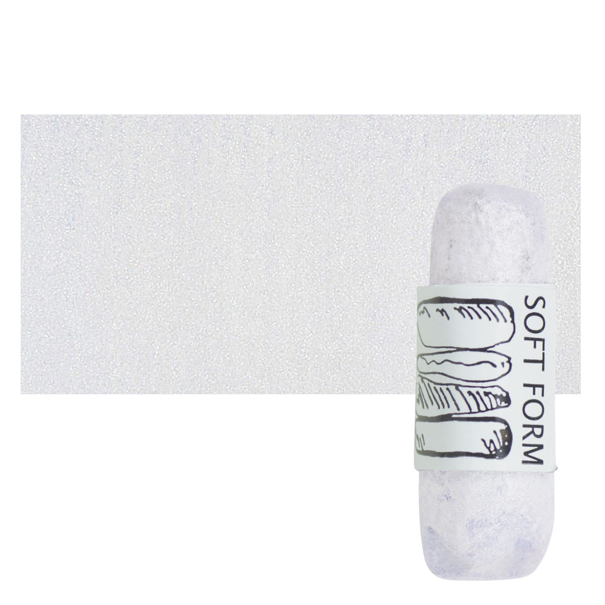 Townsend Artists' Soft Form Pastel - Pearl Grape pastel and swatch