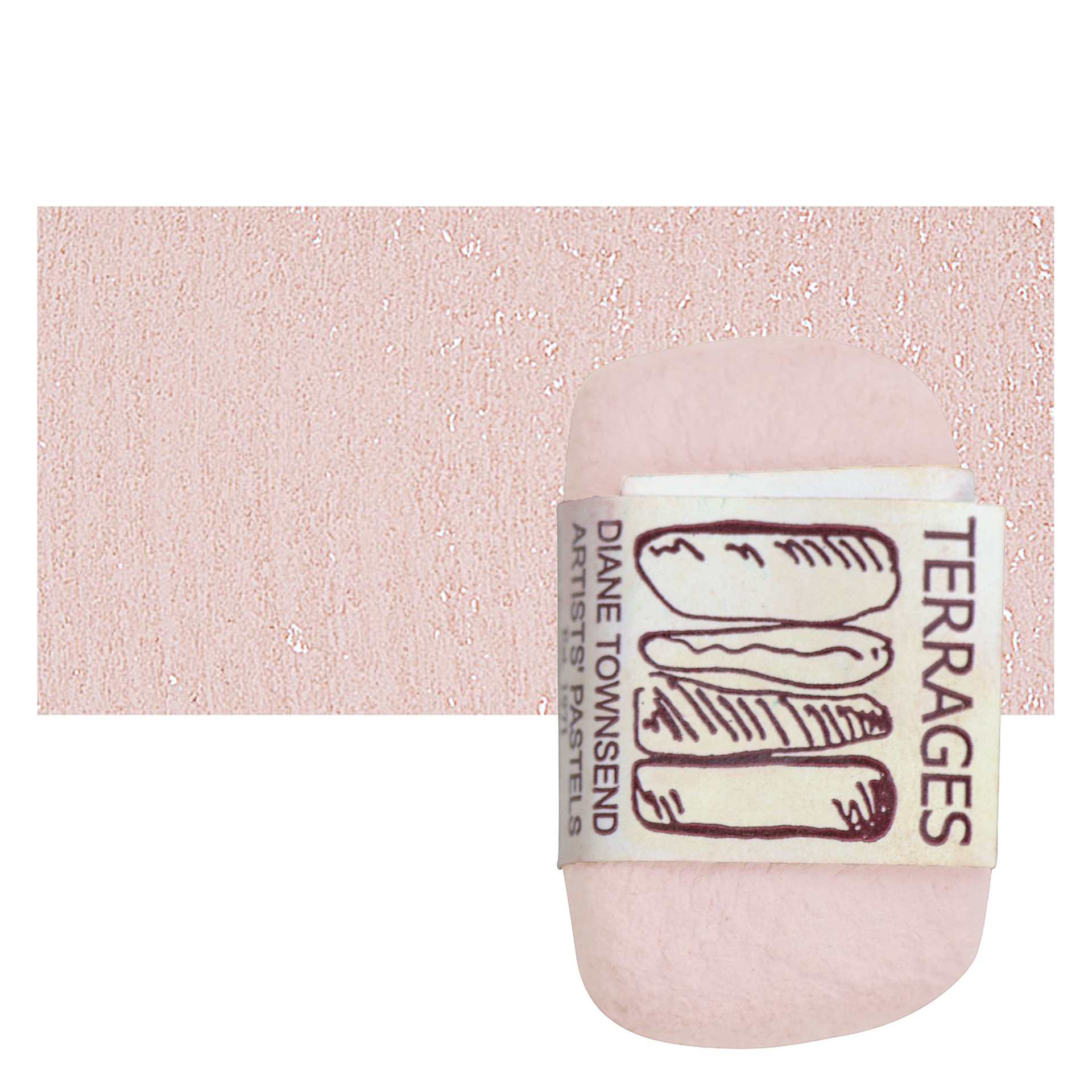 Townsend Terrages Pastel - Red Oxide 91 pastel and swatch
