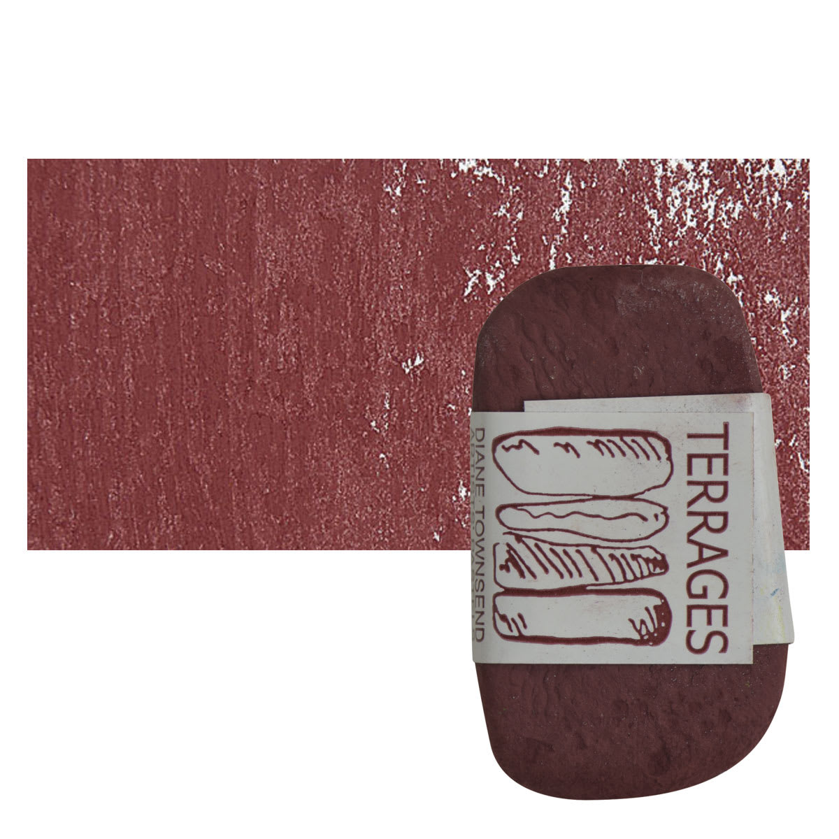 Townsend Terrages Pastel - Mars Violet 94 pastel and swatch