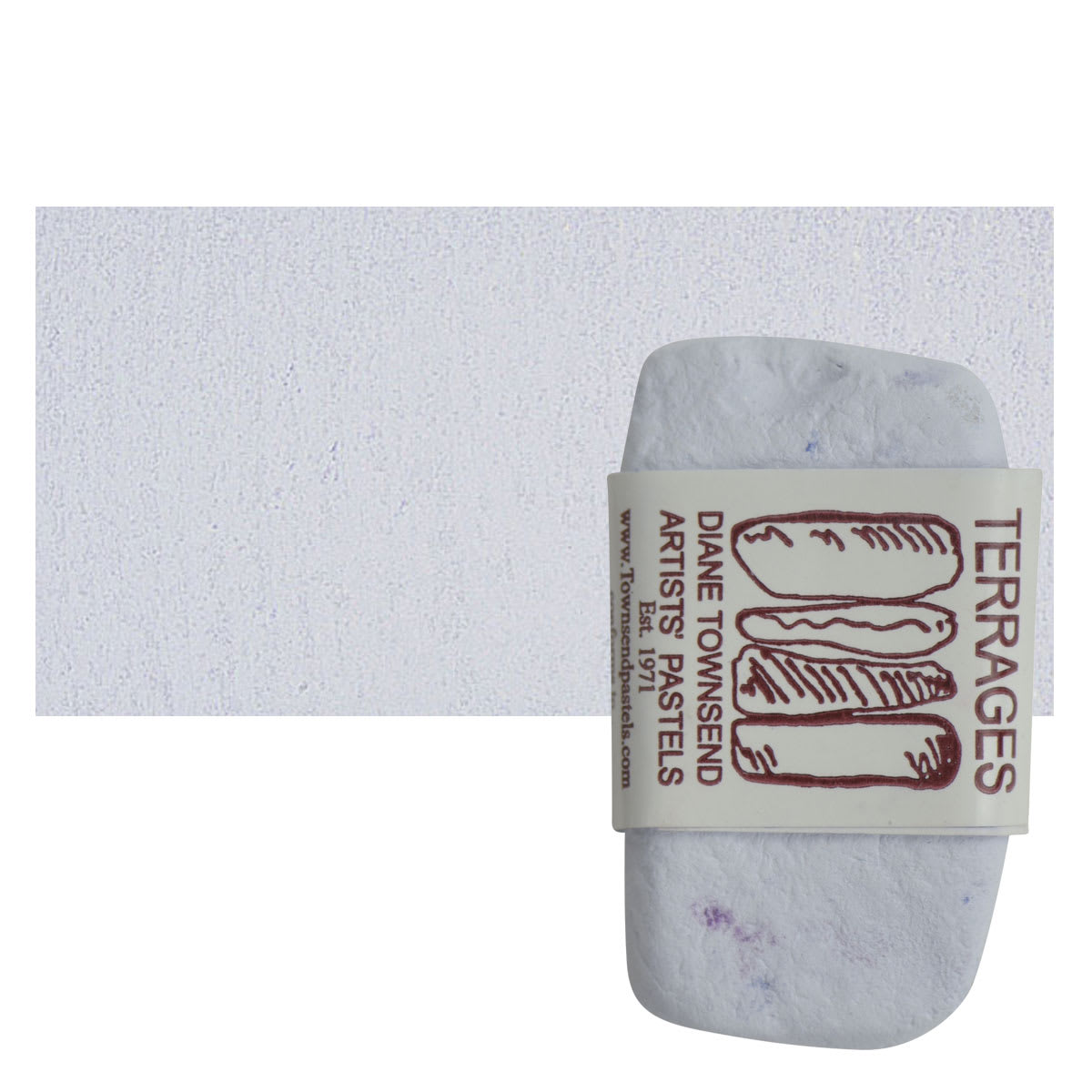 Townsend Terrages Pastel - Ultra Mars Violet pastel and swatch