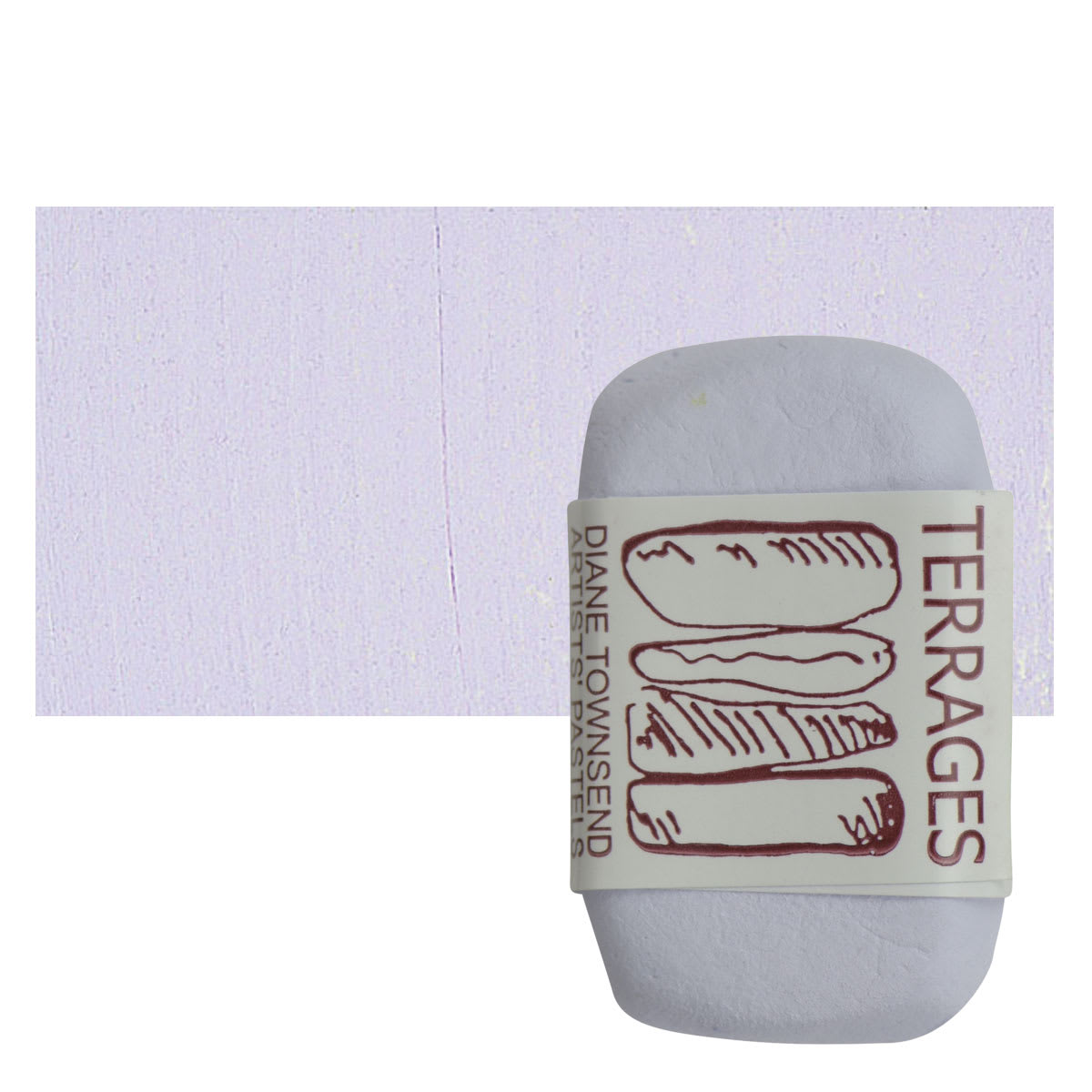 Townsend Terrages Pastel - Ultramarine Violet 26 pastel and swatch