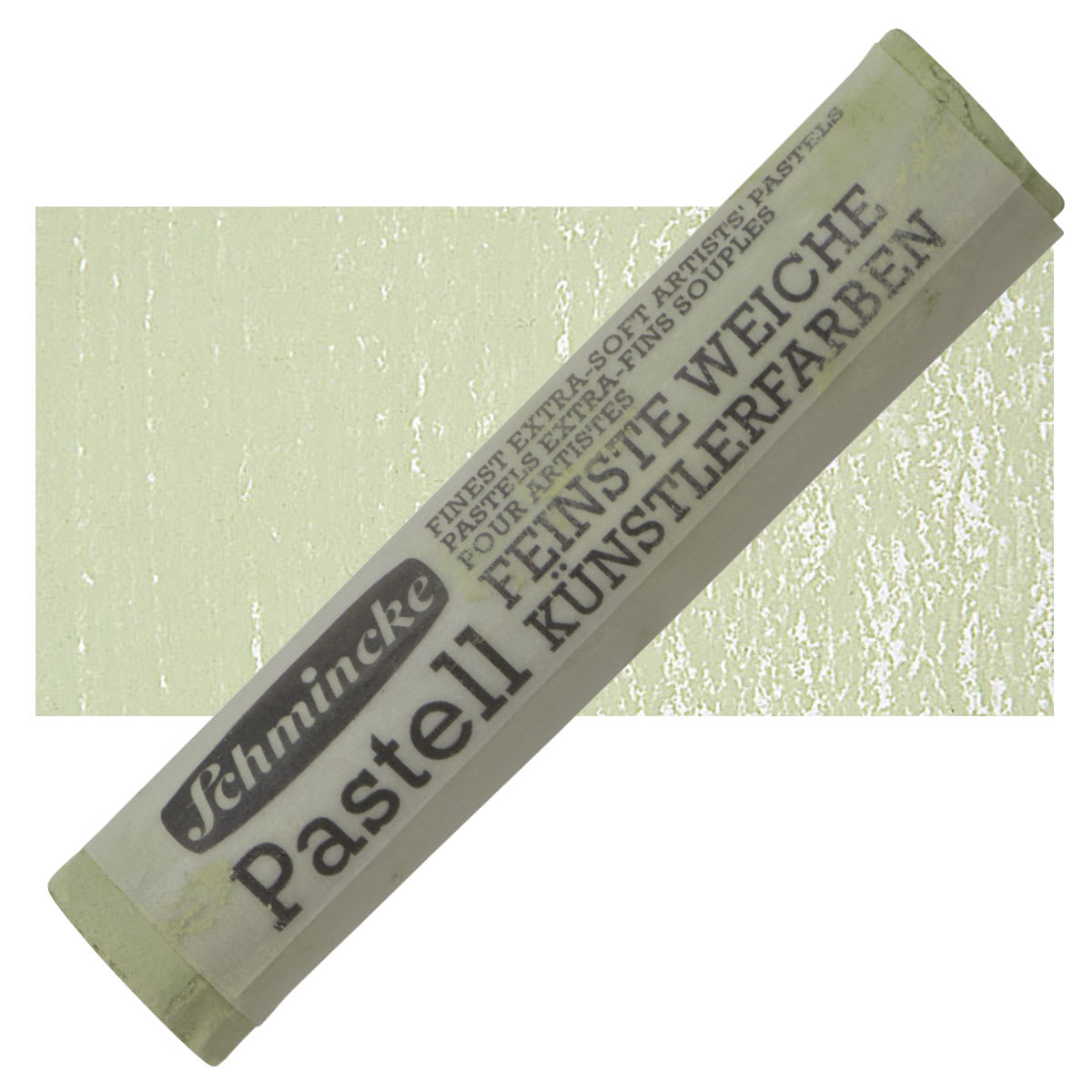 Schmincke Soft Pastel - Bohemian Green O pastel and swatch