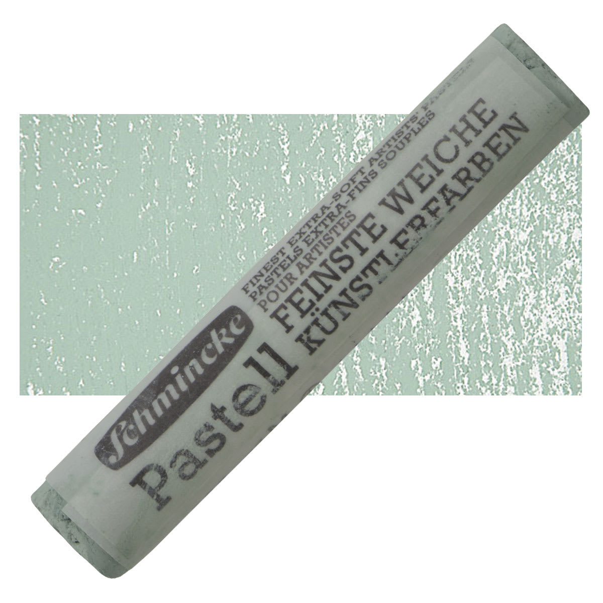 Schmincke Soft Pastel - Cold Green 1 M pastel and swatch