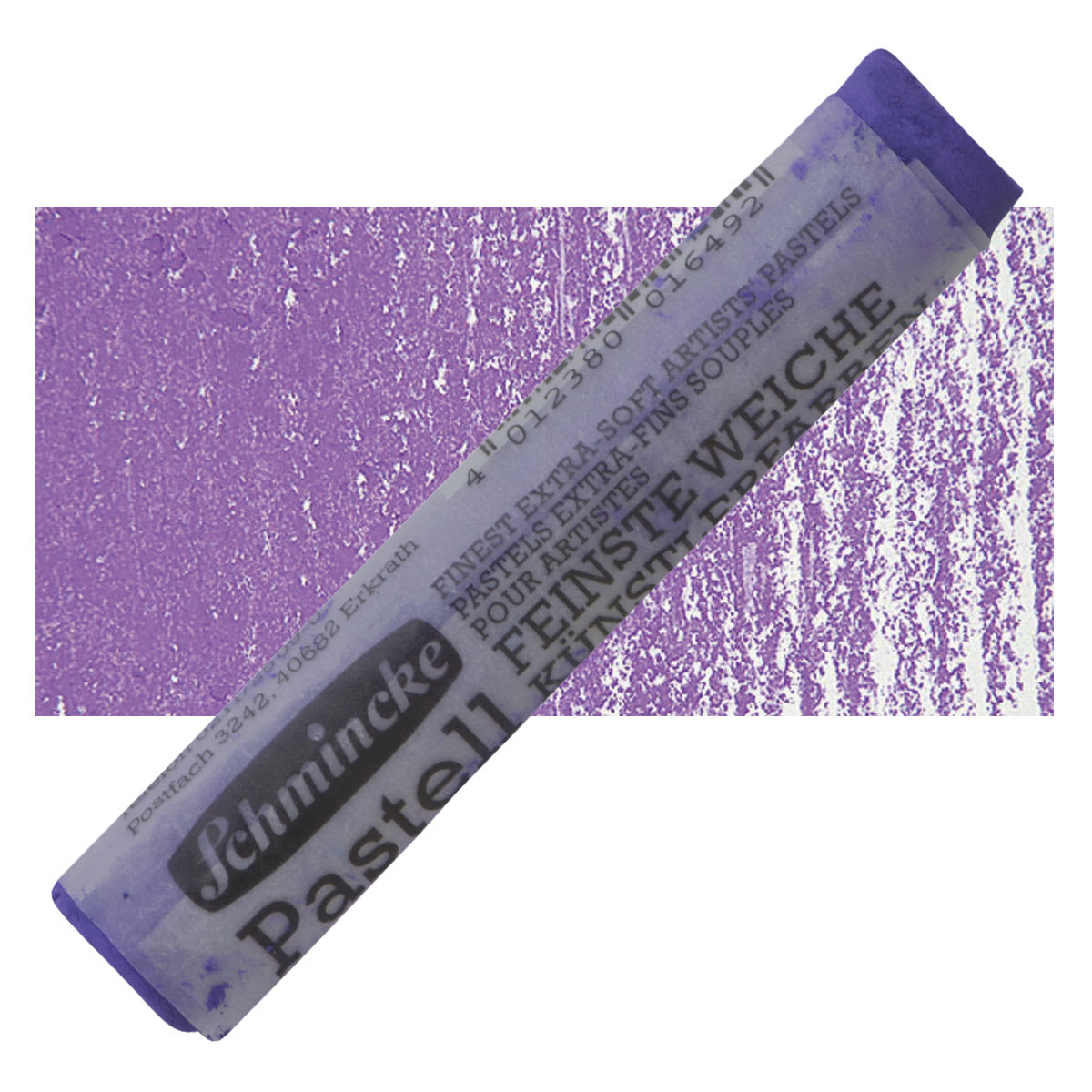 Schmincke Soft Pastel - Deep Violet H pastel and swatch