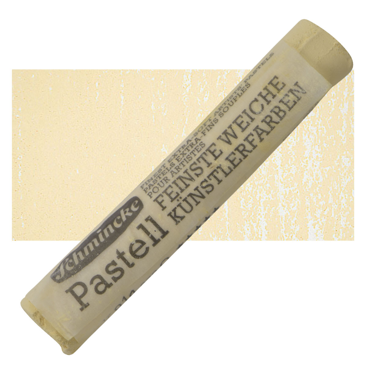 Schmincke Soft Pastel - Gold Ochre O pastel and swatch