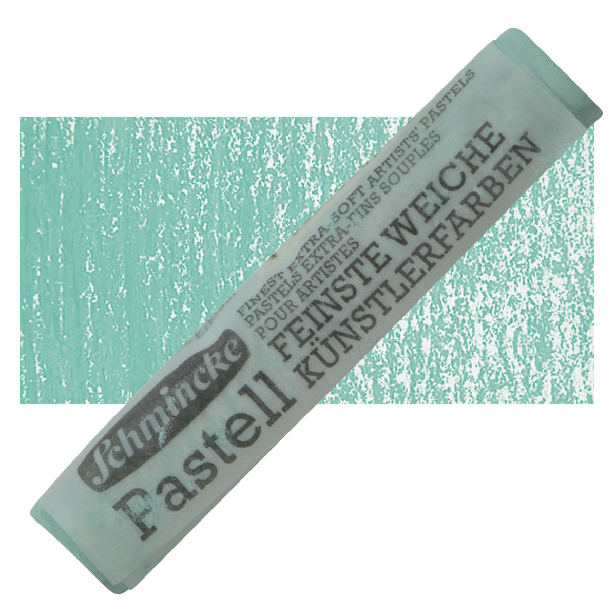 Schmincke Soft Pastel - Light Green M pastel and swatch