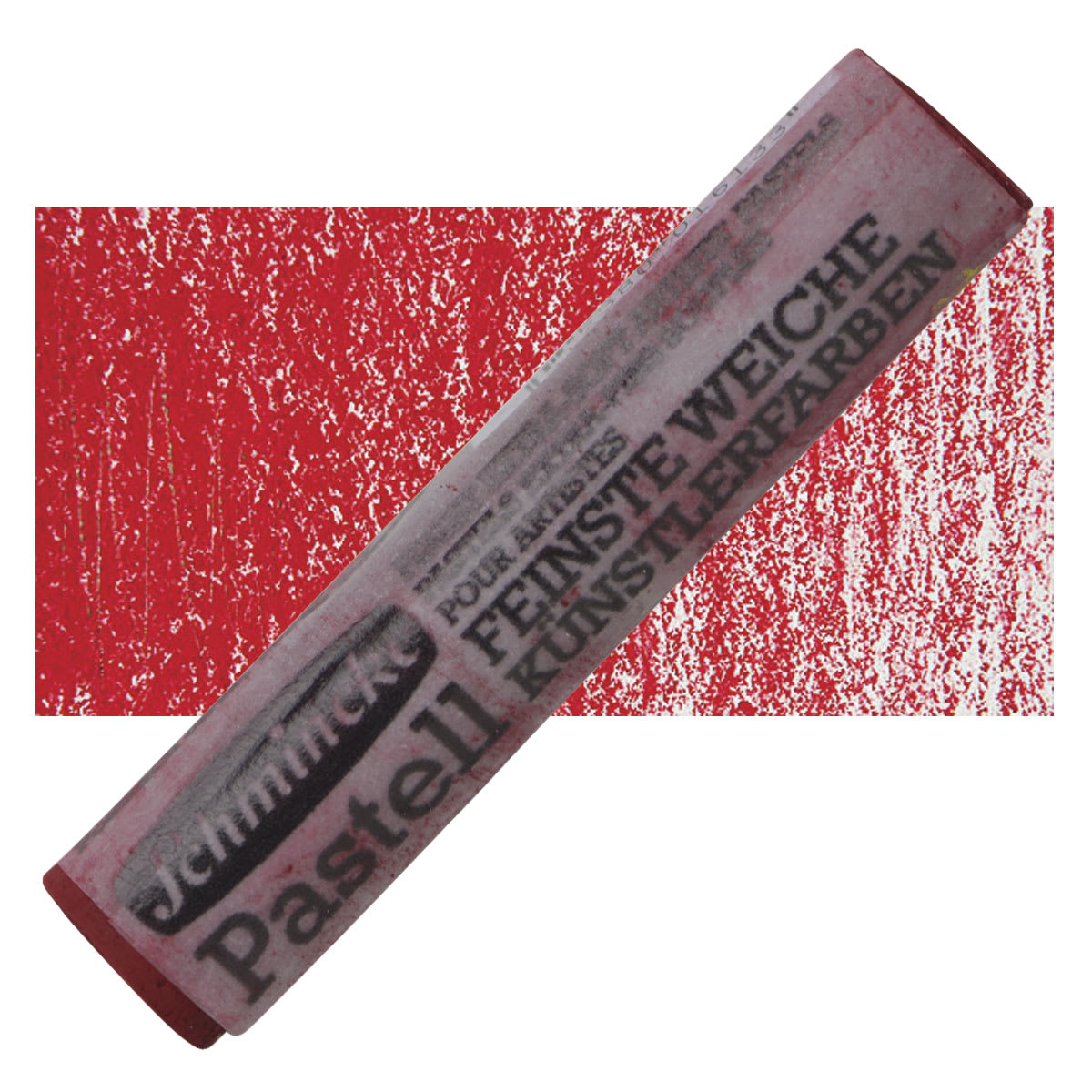 Schmincke Soft Pastel - Madder Lake D pastel and swatch