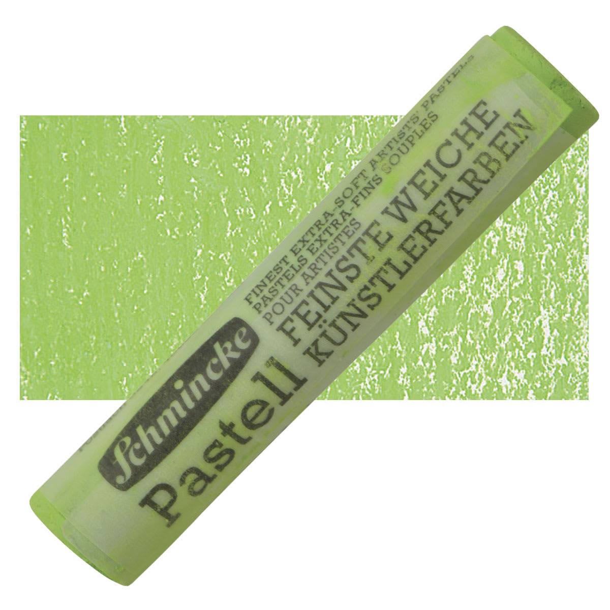 Schmincke Soft Pastel - May Green M pastel and swatch