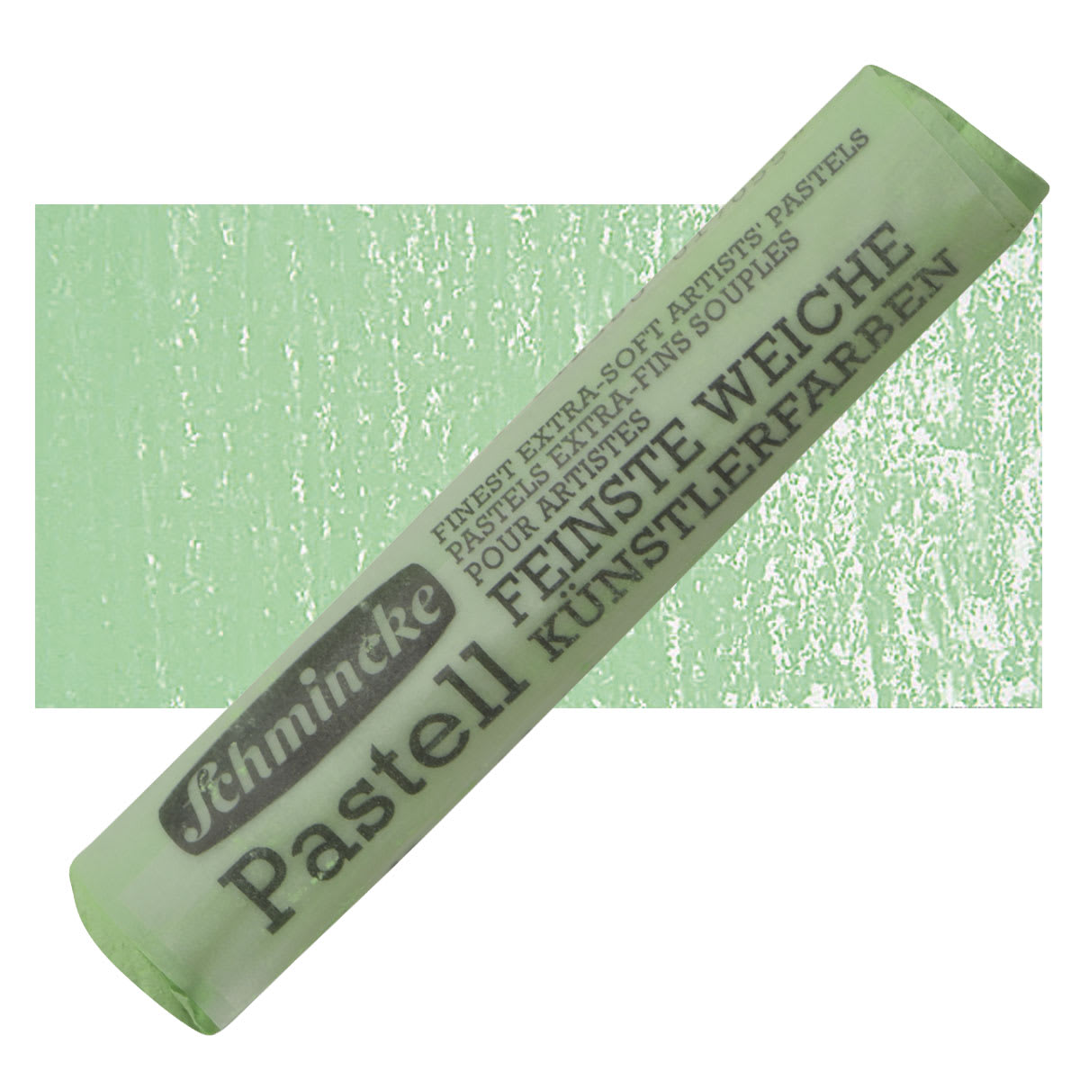 Schmincke Soft Pastel - Mossy Green 2 M pastel and swatch