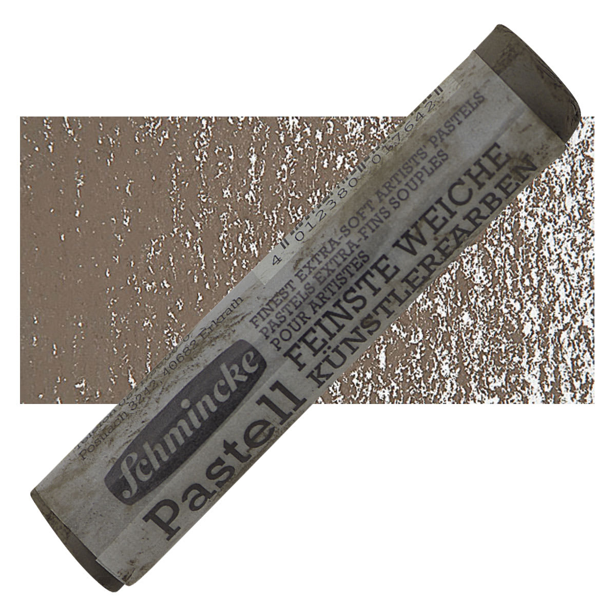 Schmincke Soft Pastel - Neutral Gray F pastel and swatch