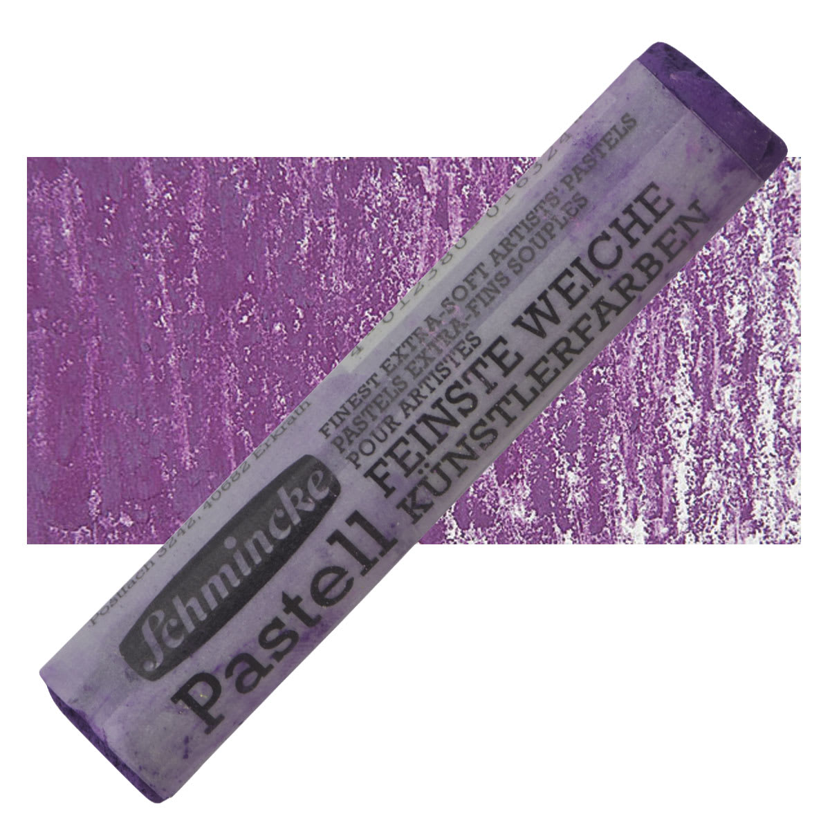 Schmincke Soft Pastel - Purple 2 B pastel and swatch