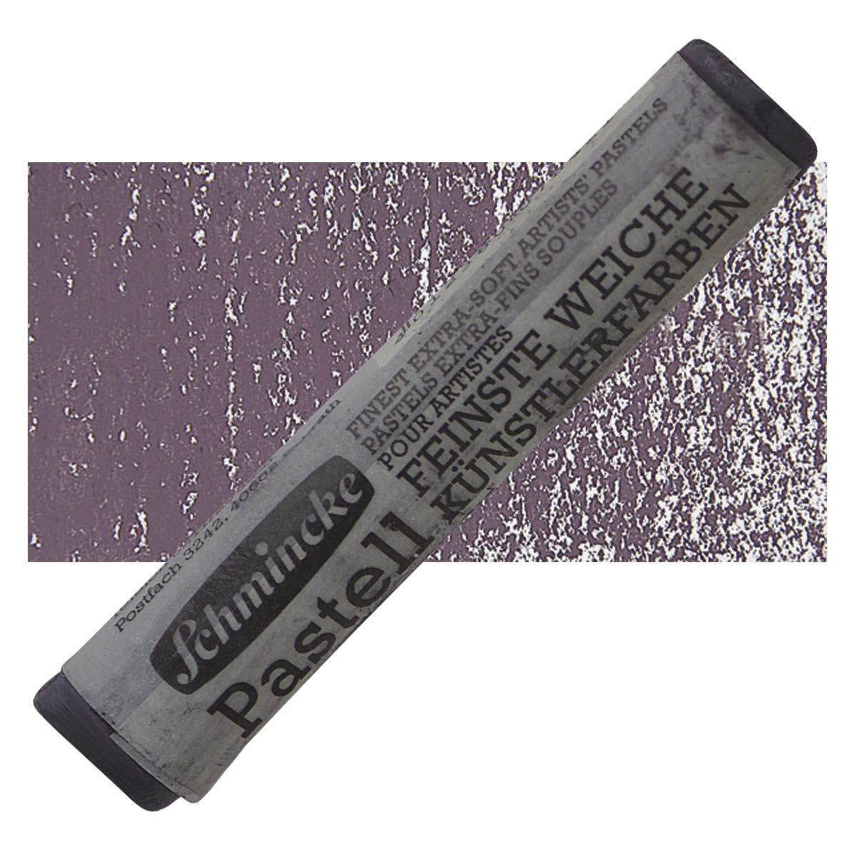 Schmincke Soft Pastel - Reddish Gray D pastel and swatch