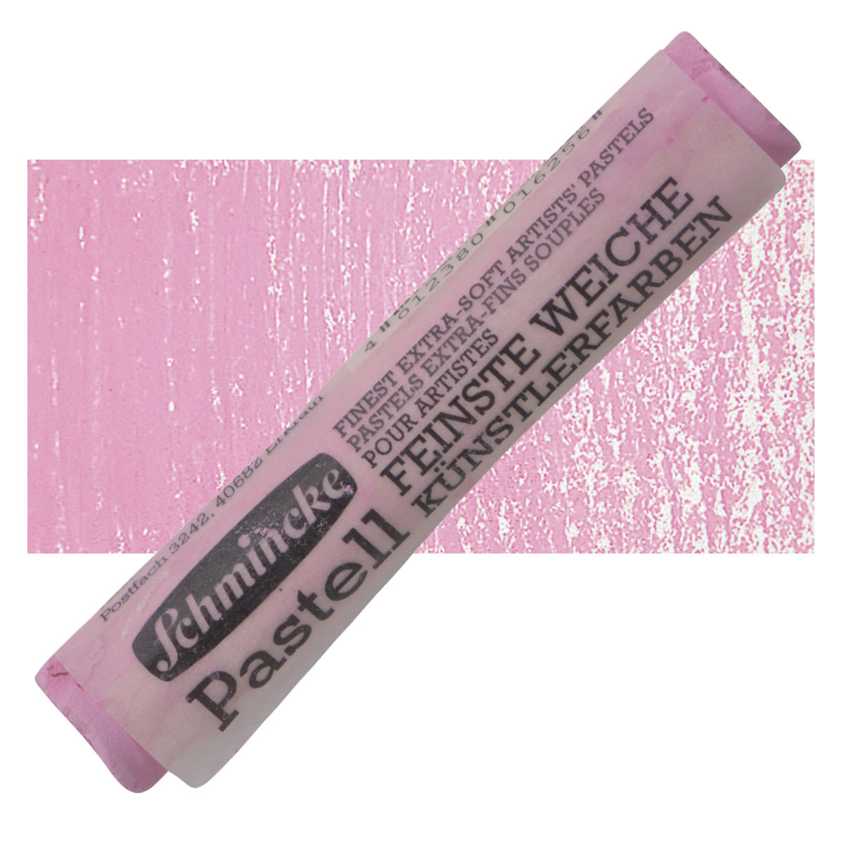 Schmincke Soft Pastel - Rose Madder M pastel and swatch