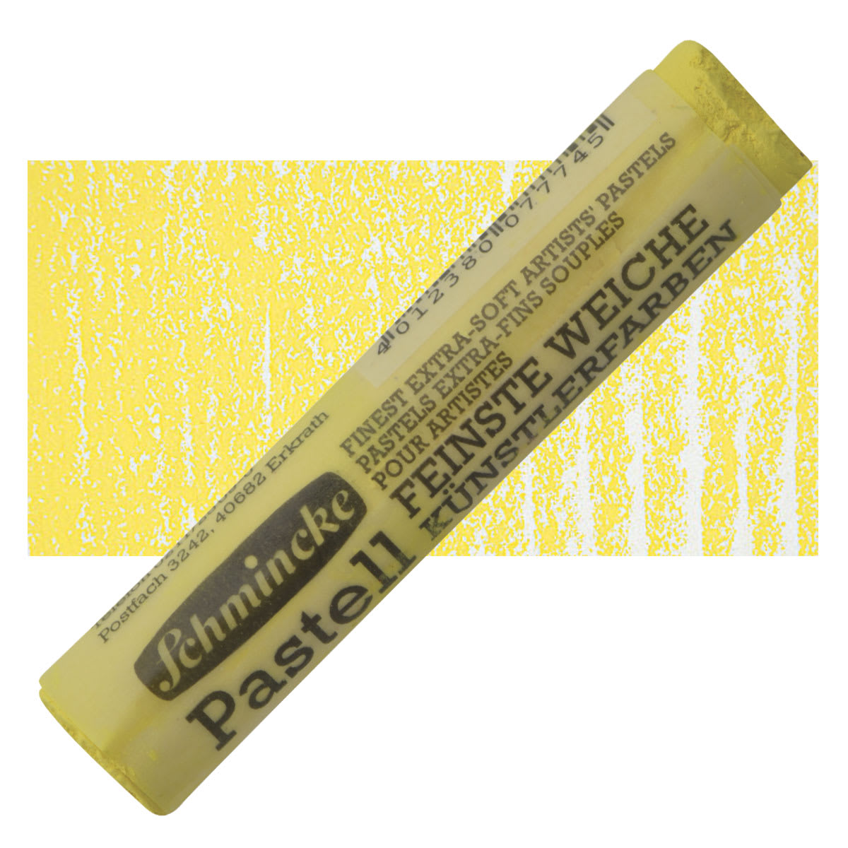 Schmincke Soft Pastel - Vanadium Yellow Deep H pastel and swatch