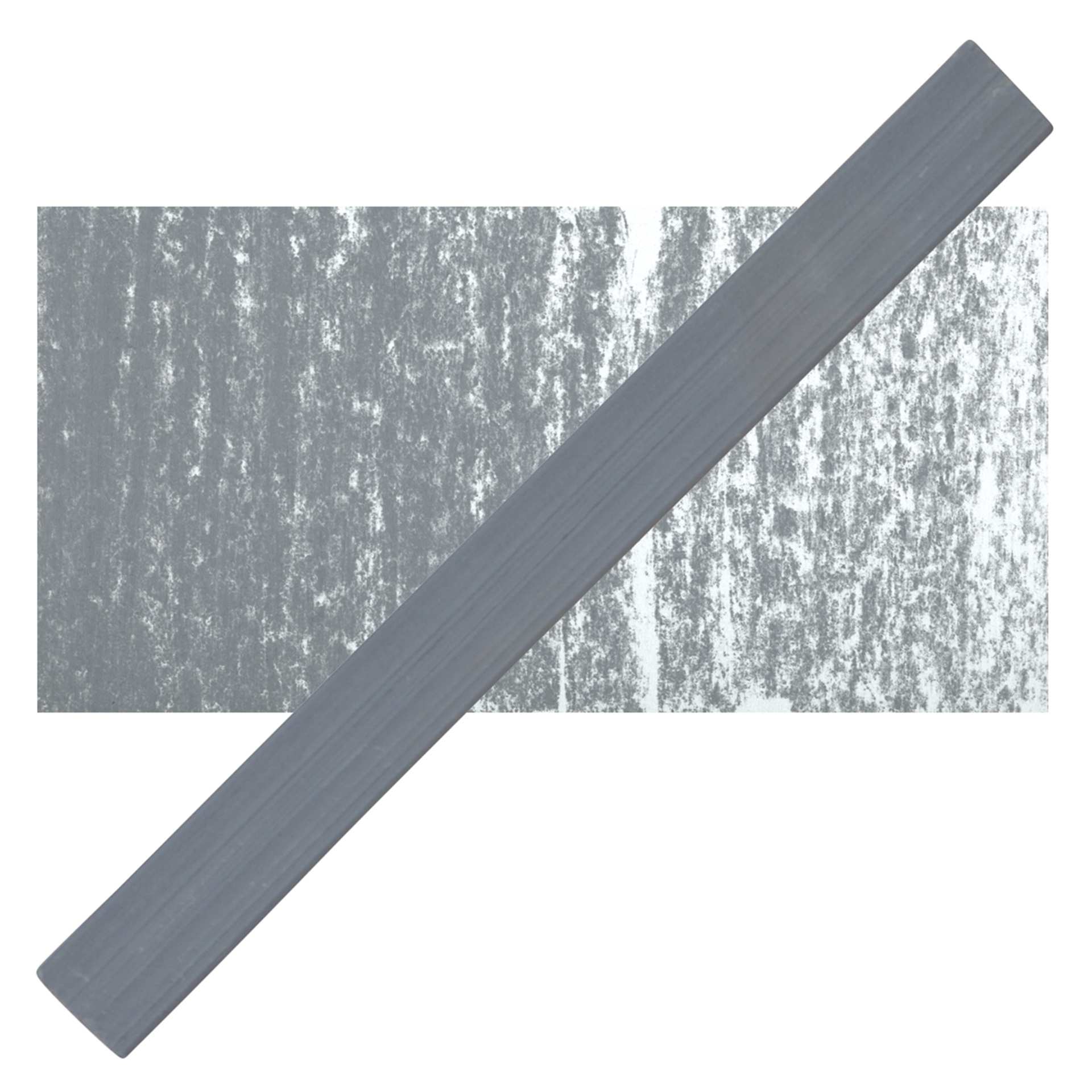 Cretacolor Pastel Carre Hard Pastel - Elephant Gray pastel and swatch