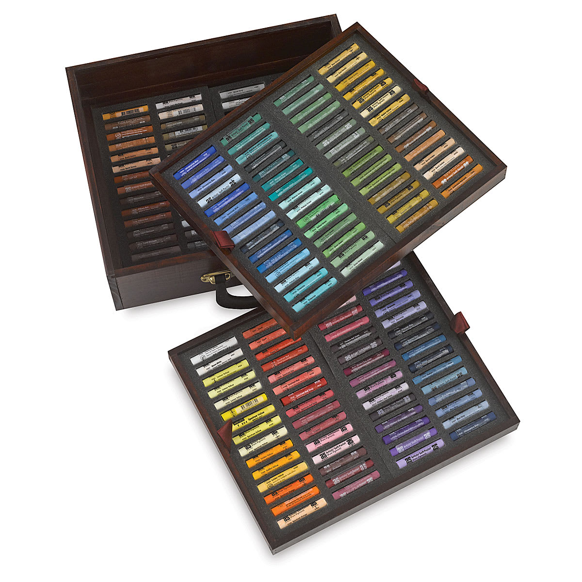 Art Spectrum Artists' Soft Pastel Set - Assorted Colors, Set of 154 set contents