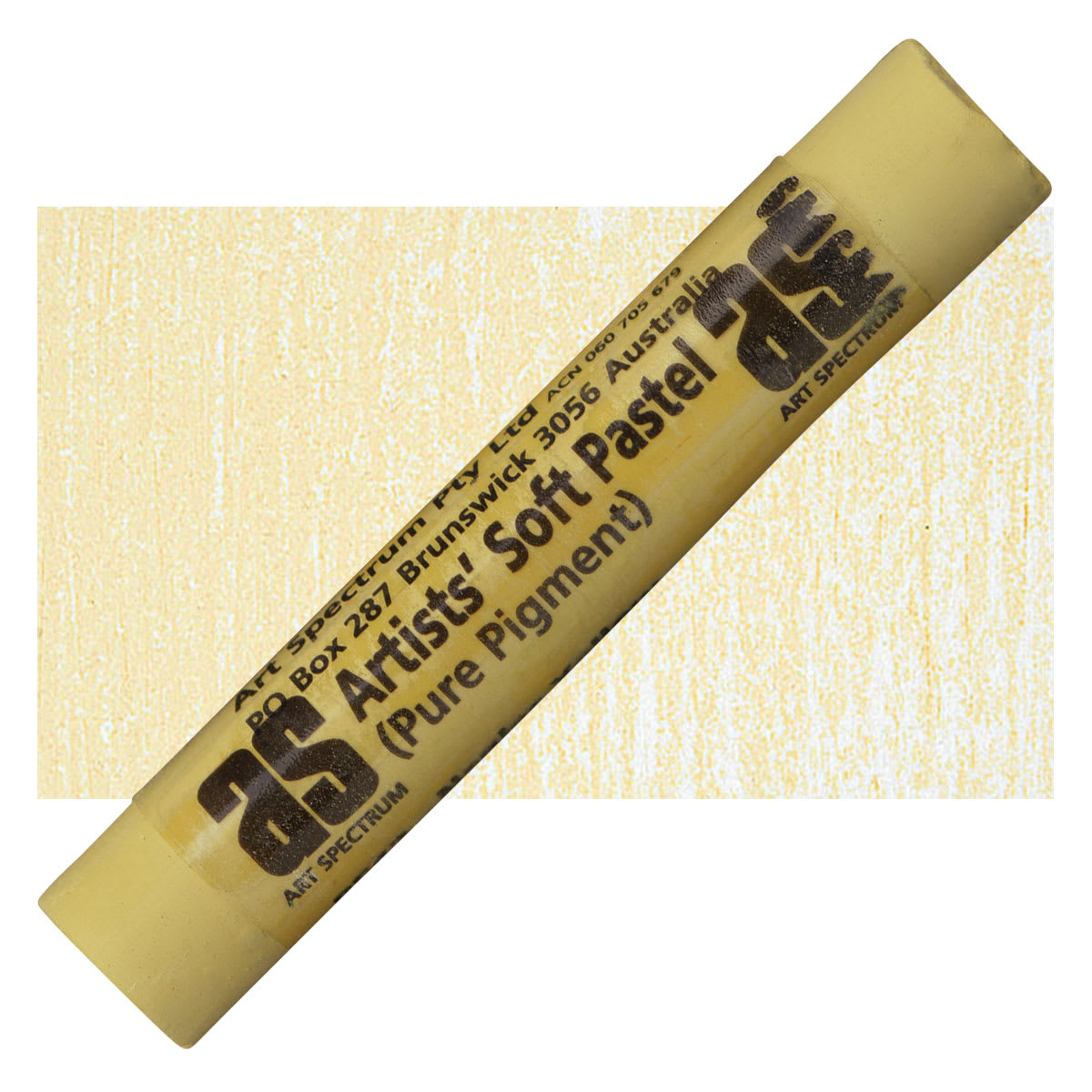 Art Spectrum Artists' Soft Pastel - Naples Yellow 542P pastel and swatch