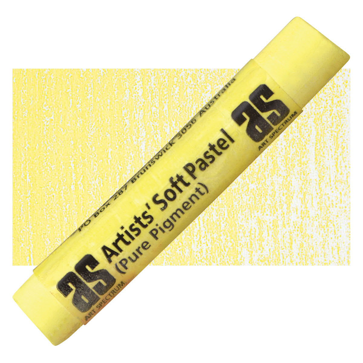 Art Spectrum Artists' Soft Pastel - Spectrum Yellow 504T pastel and swatch
