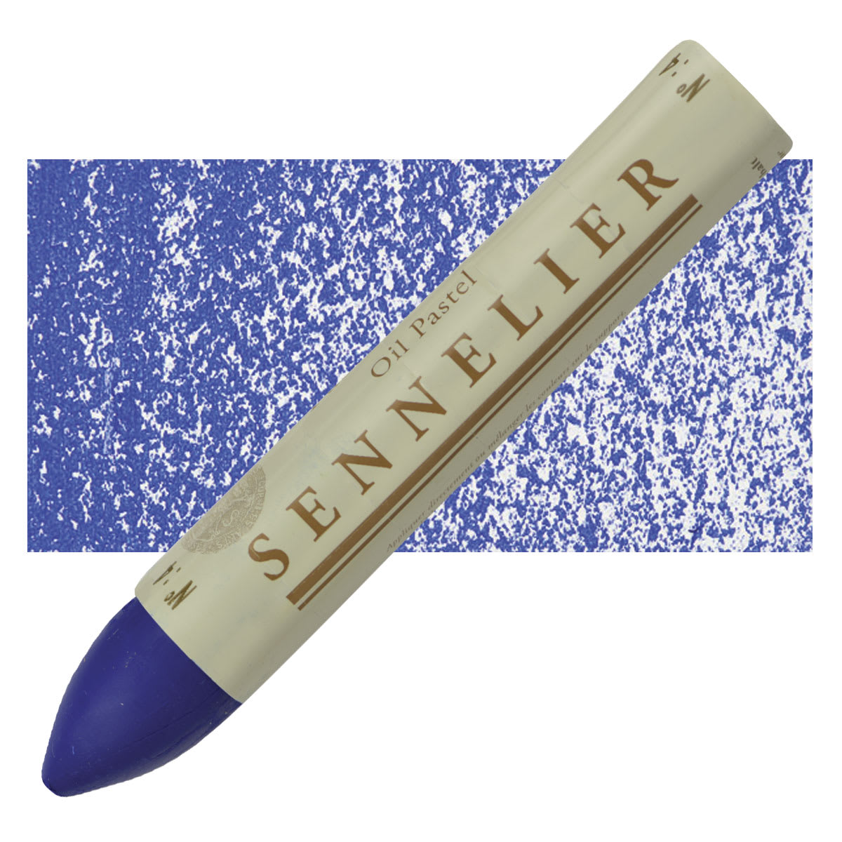 Sennelier Oil Pastel Grand - Cobalt Blue oil pastel and swatch