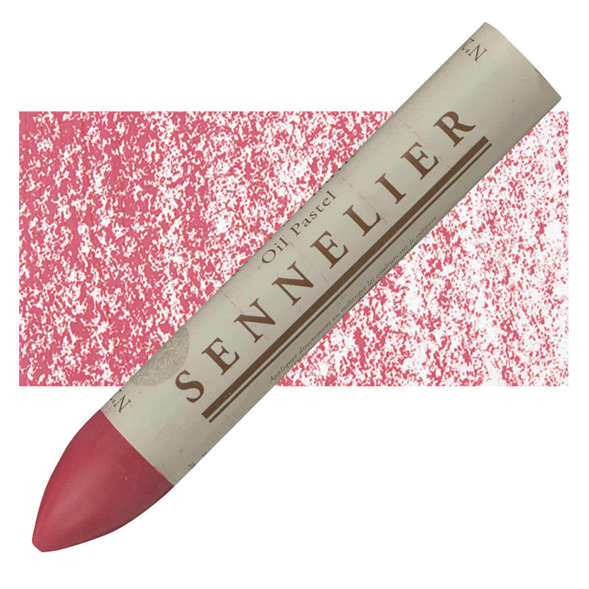 Sennelier Oil Pastel Grand - Geranium Lake Light oil pastel and swatch