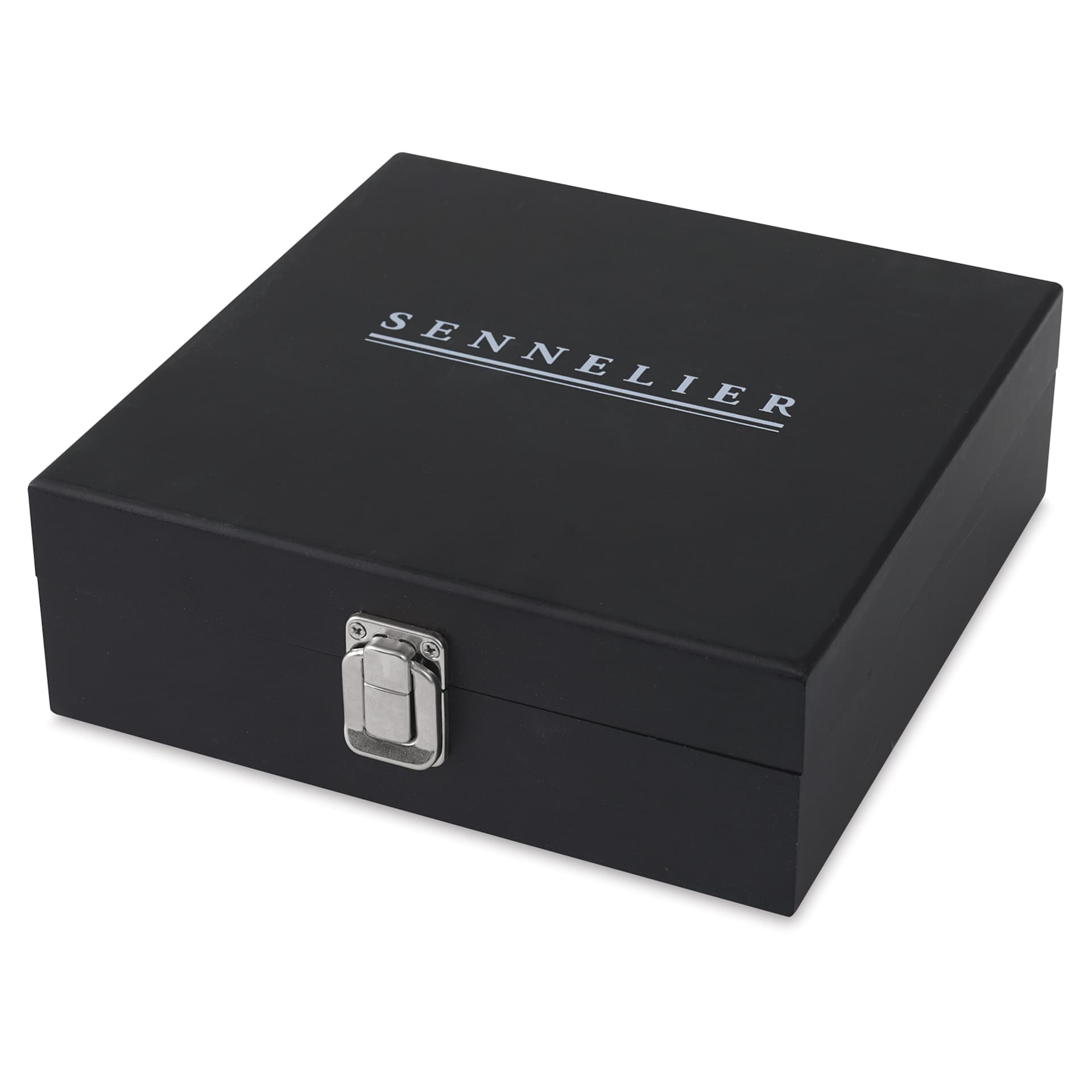 Sennelier Oil Pastels - Wood Box Set of 24, box closed