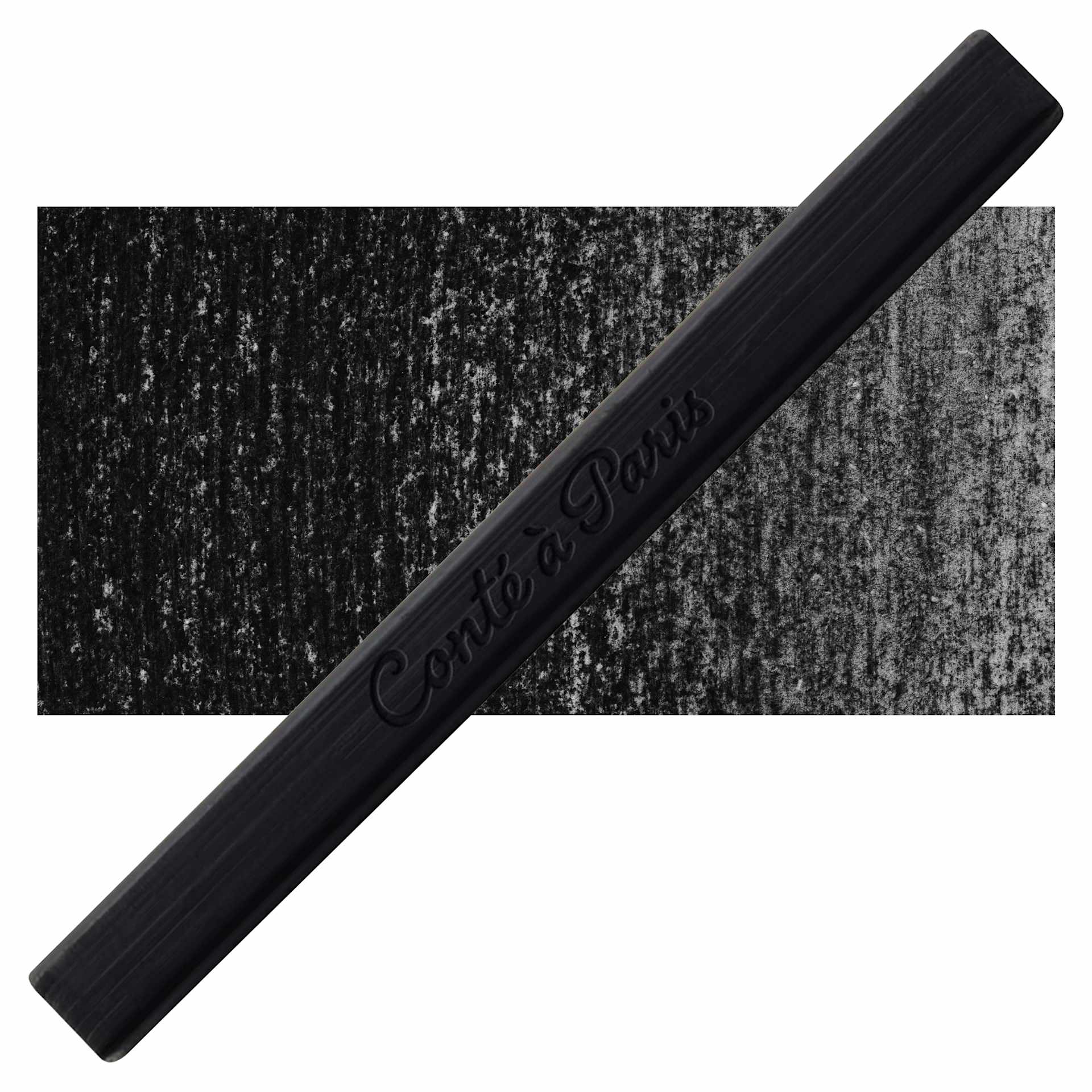Conté à Paris Sketching Pastel Carré - Pierre Noire, HB, Single Crayon and swatch
