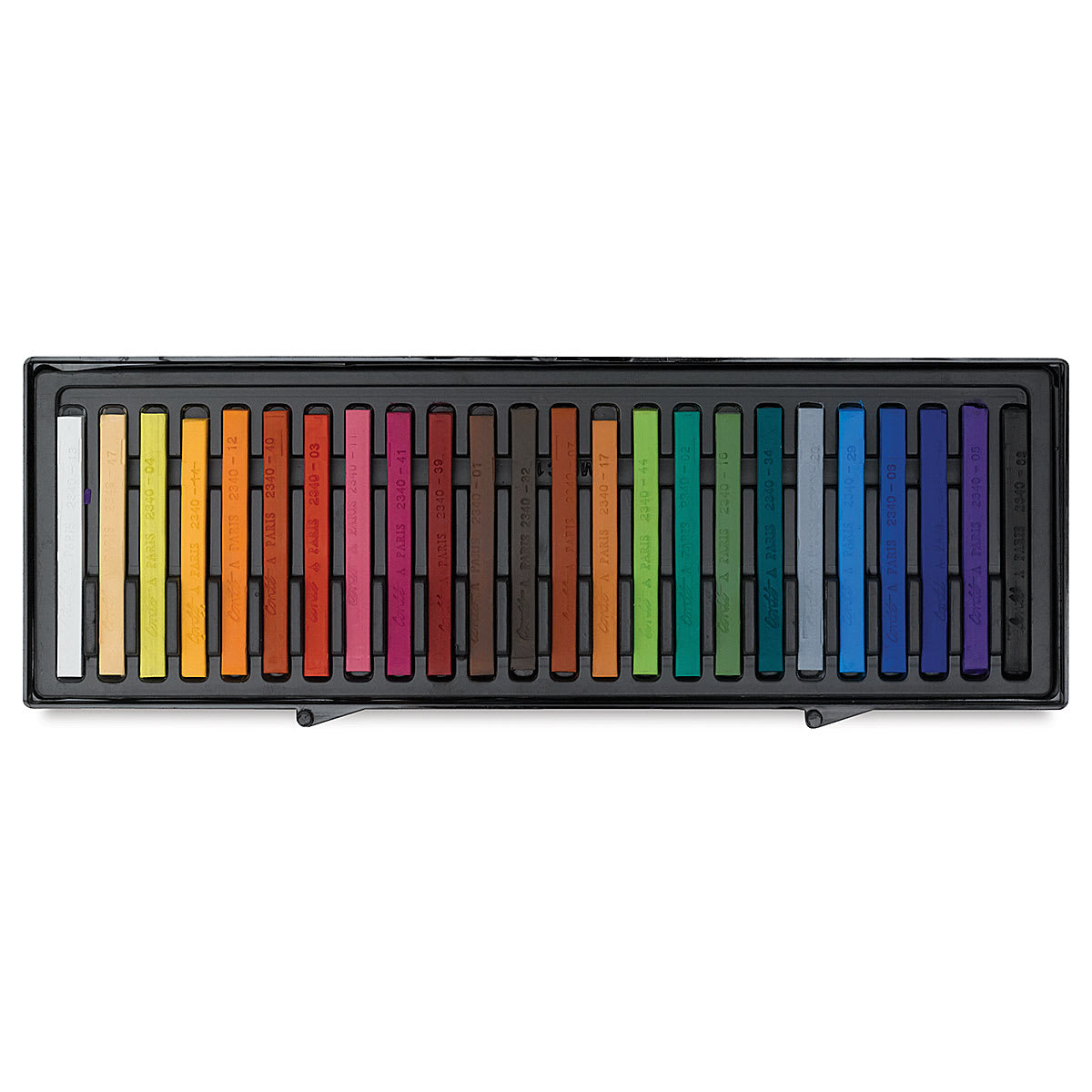 Conté à Paris Colour Pastel Carrés Set of 24, Assorted Colors. In package